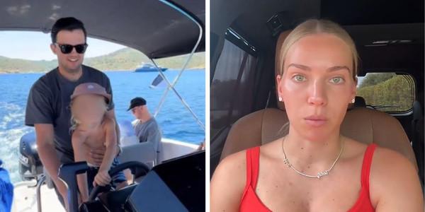 Influencer Emilie Kiser apologizes after son is seen without life jacket on a boat one year after her older son drowned
