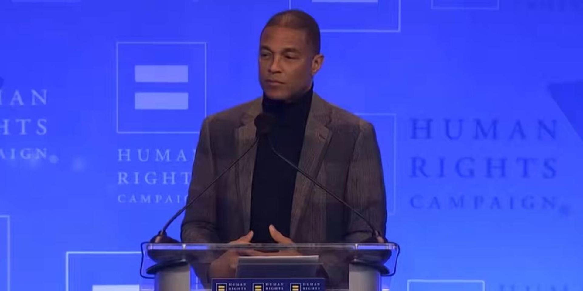 Don Lemon compares himself to civil rights leaders at Human Rights Campaign gala after St Paul church storming arrest