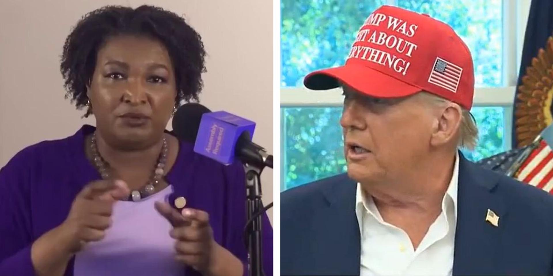 Stacey Abrams compares Trump to 'grand ayatollah': 'Elections are not real'