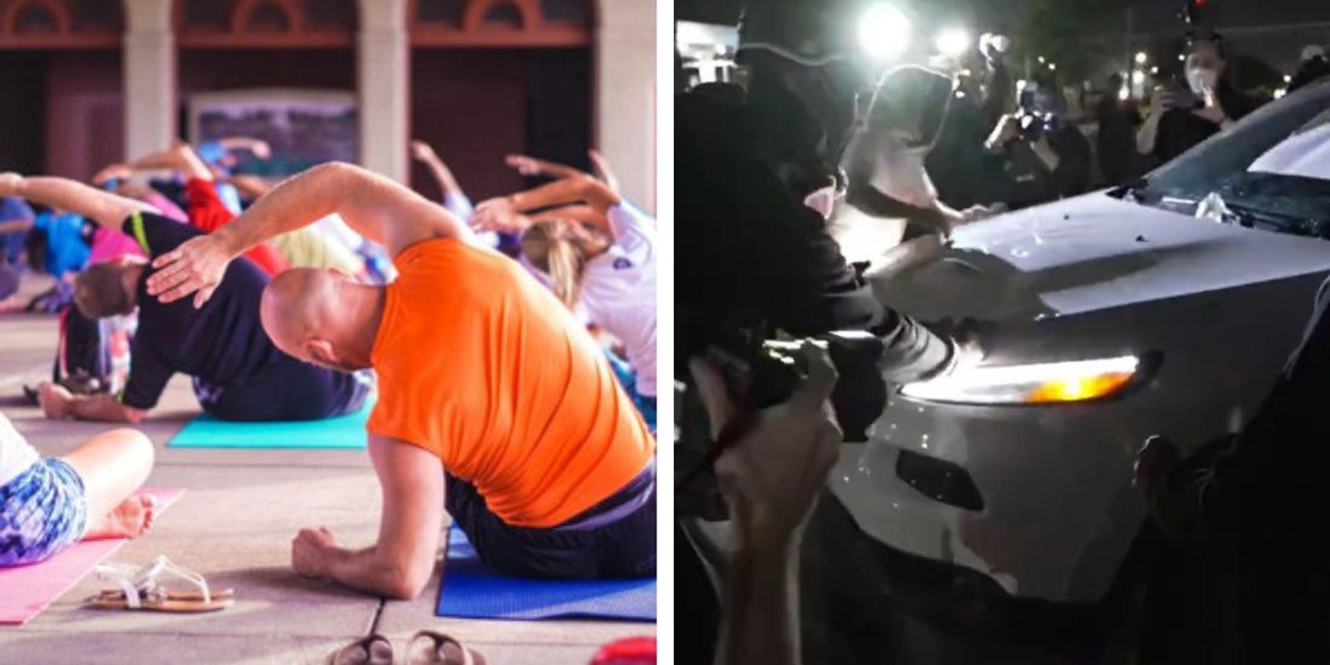Delaney Hall illegal alien detainees enjoy yoga, aromatherapy, as agitators block staffers from leaving, shout 'kill yourself'