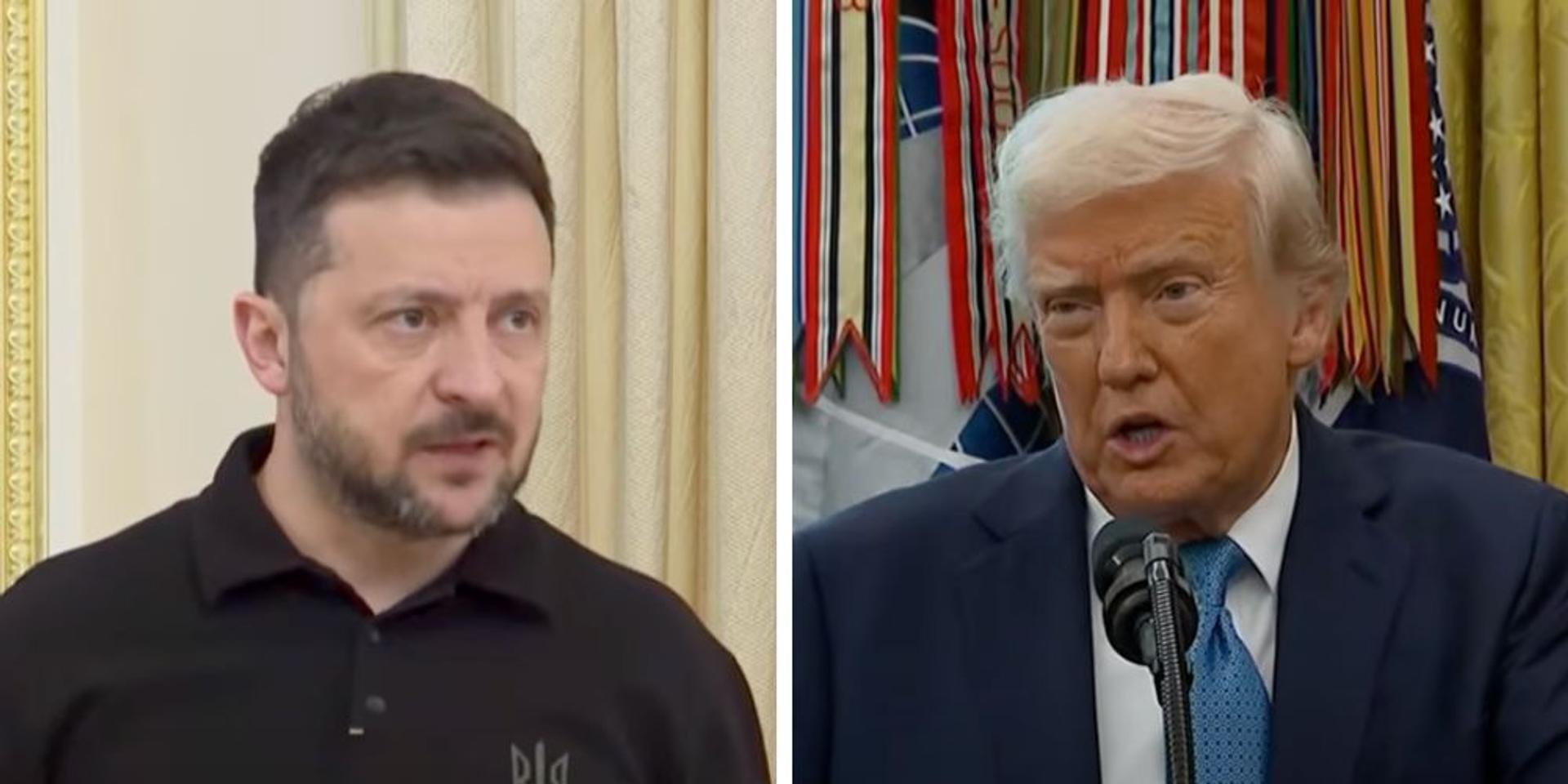 Trump says 'fake news' wants Ukraine peace talks to fail