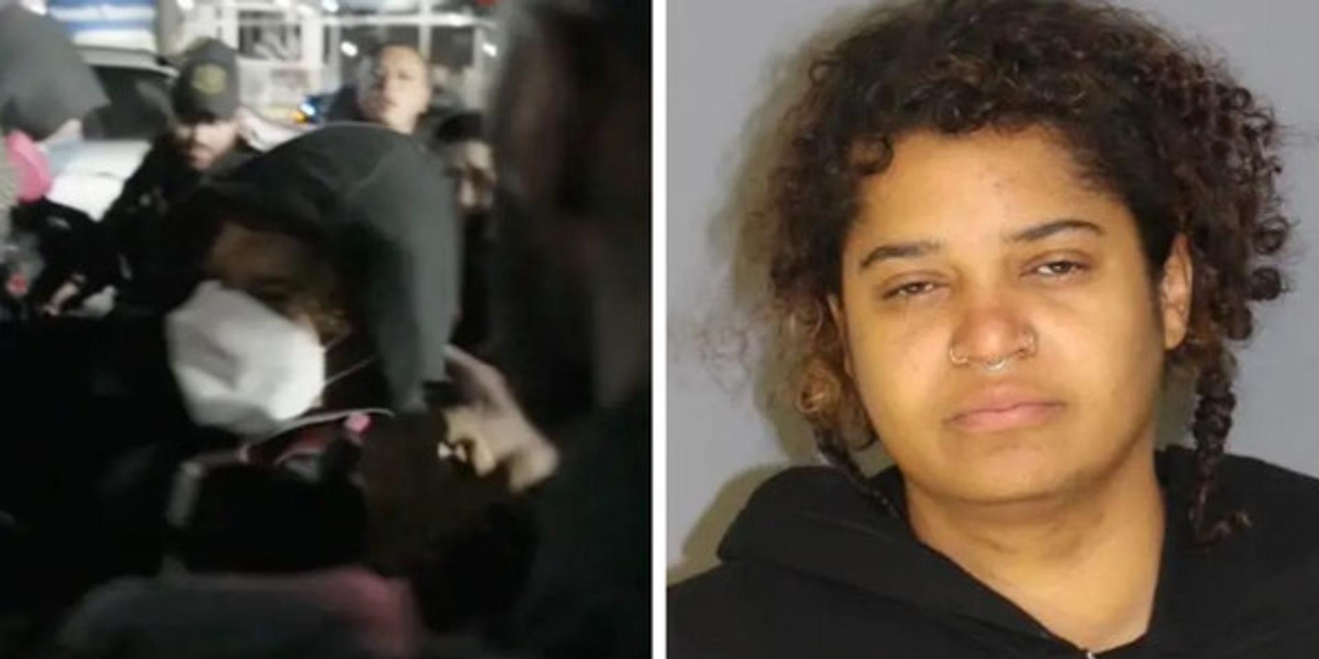 Ex-Hunter College lecturer arrested for assaulting cop at Delaney Hall during anti-ICE riots