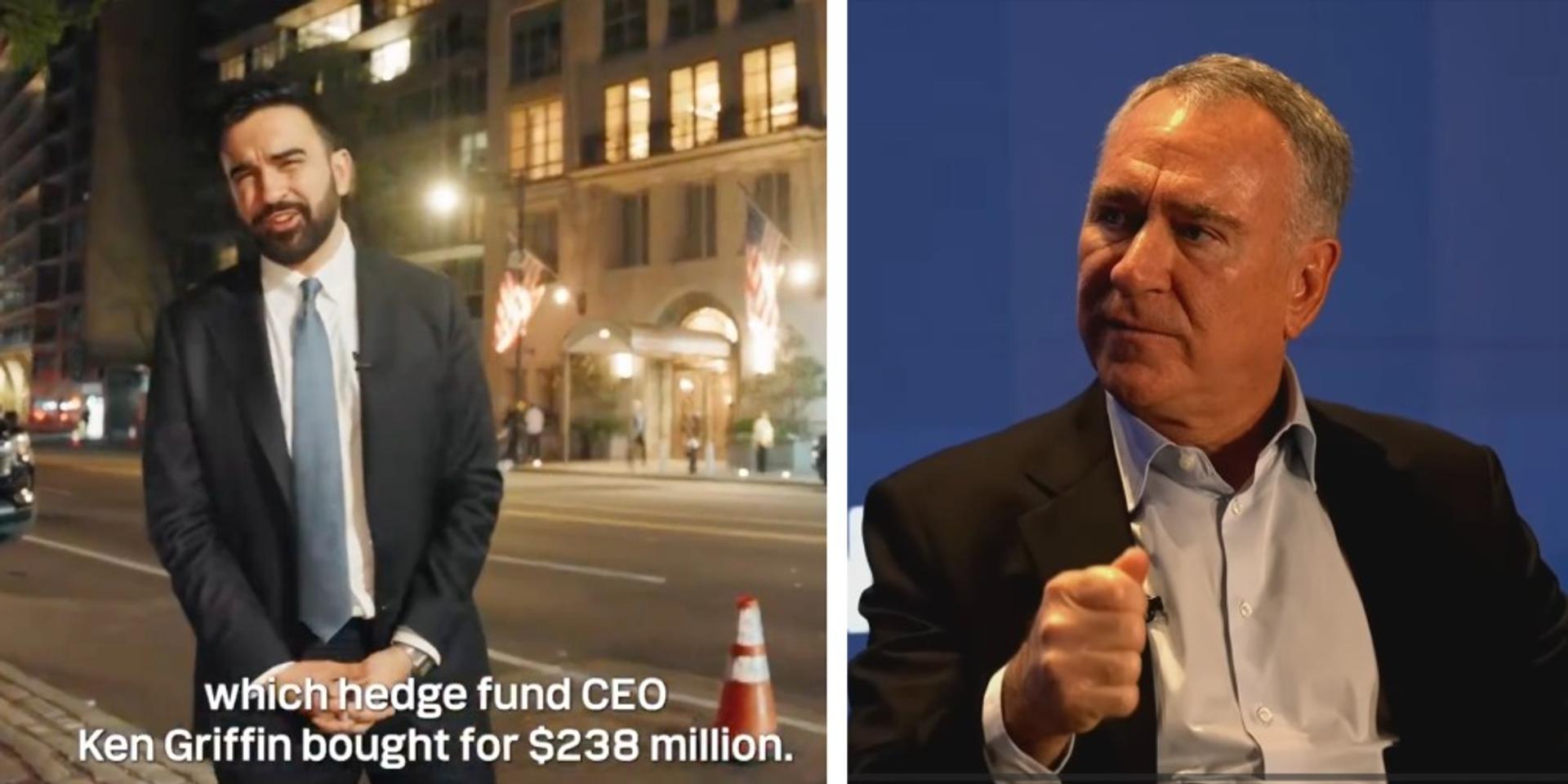 Citadel CEO Ken Griffin may cancel $6 BILLION NYC project after Mamdani complains about his penthouse in 'tax the rich' video