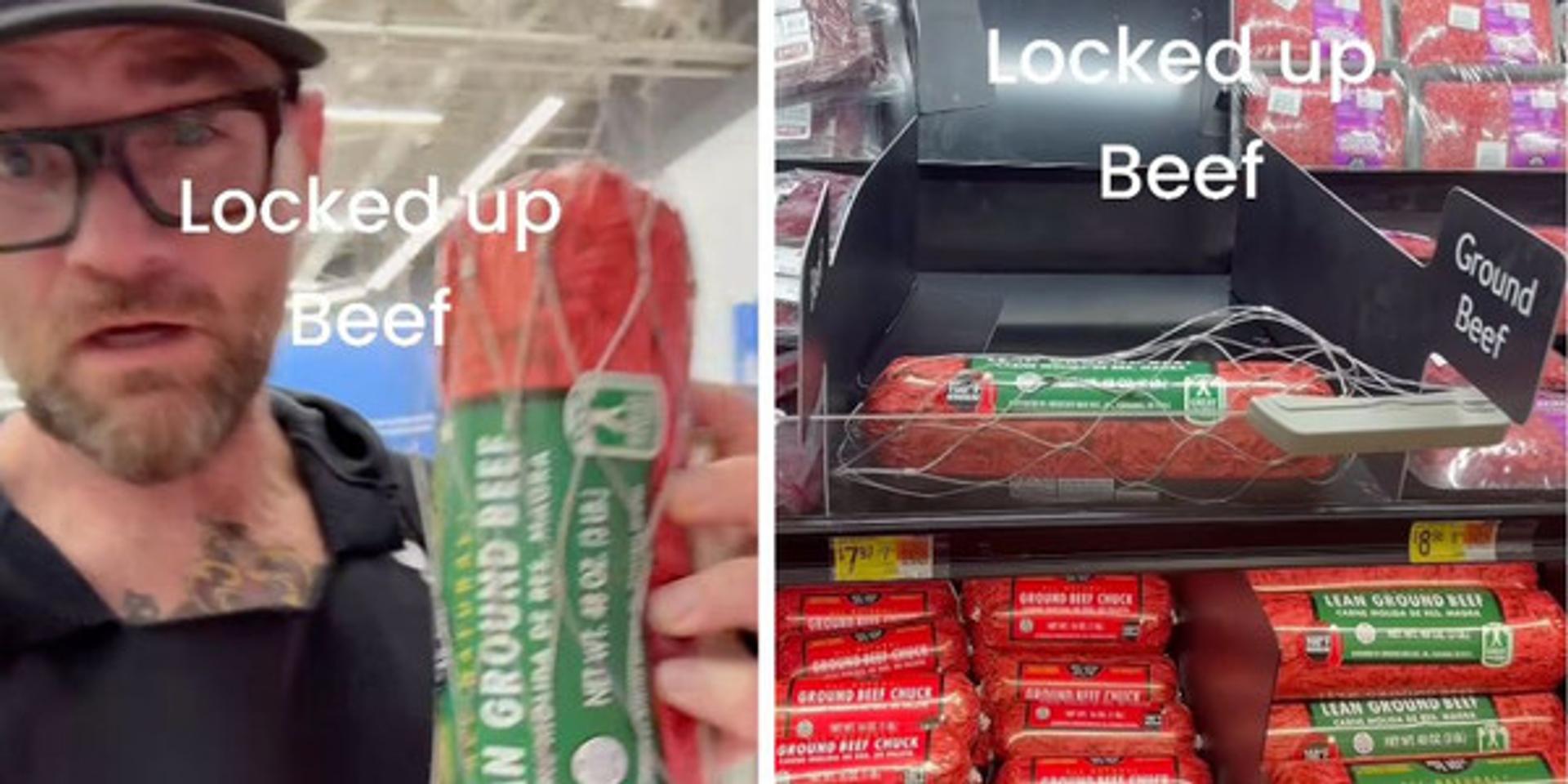 BEEF THIEVES BEWARE: California Walmart places anti-theft devices on packages ribeyes, ground beef