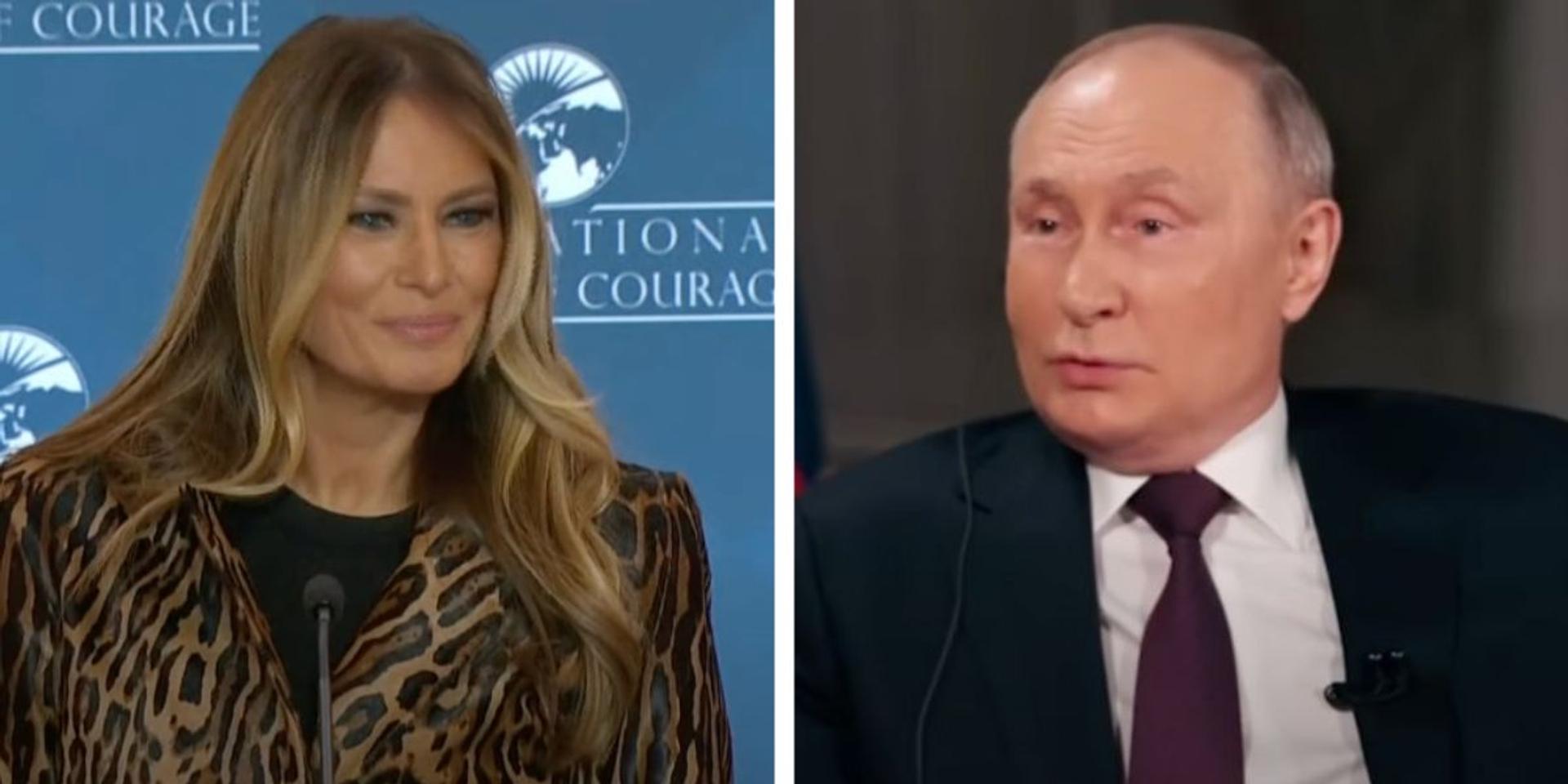 'It is time': Melania Trump sends letter to encourage Putin to accept peace