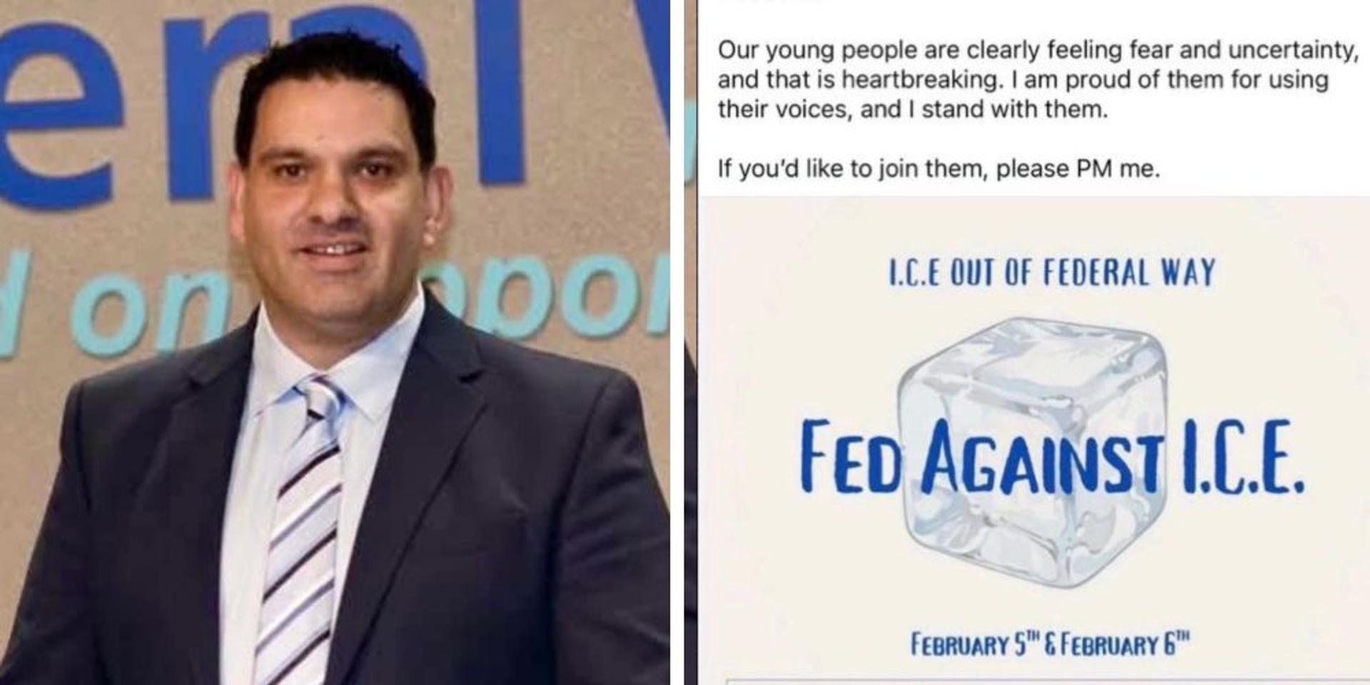 Seattle-area city council ousts president for his posts backing student anti-ICE walkouts