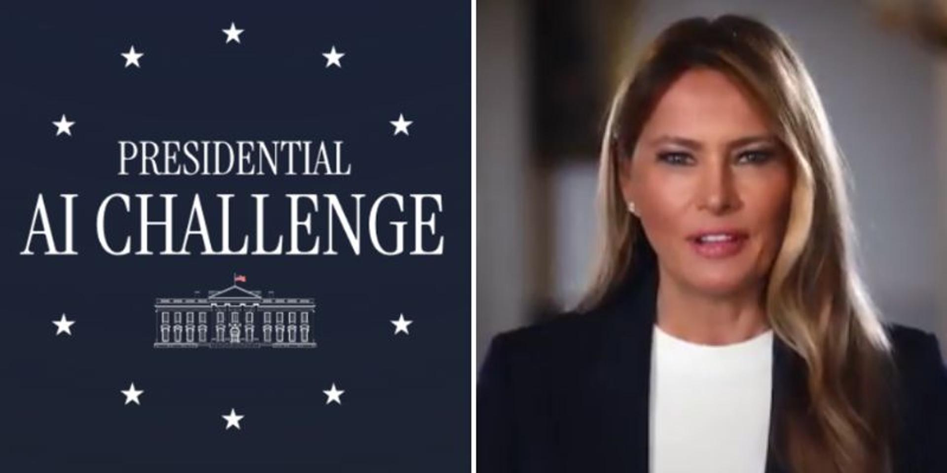 First Lady Melania Trump announces launch of Presidential AI challenge for America's youth