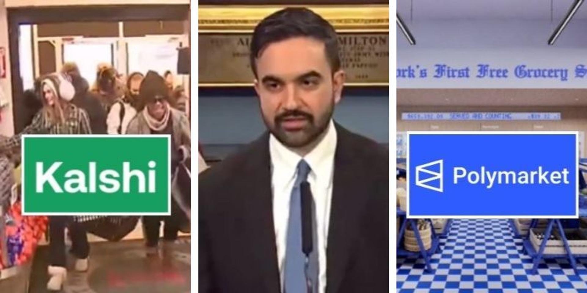 Kalshi and Polymarket open free NYC grocery stores—all before Zohran Mamdani's city-run stores