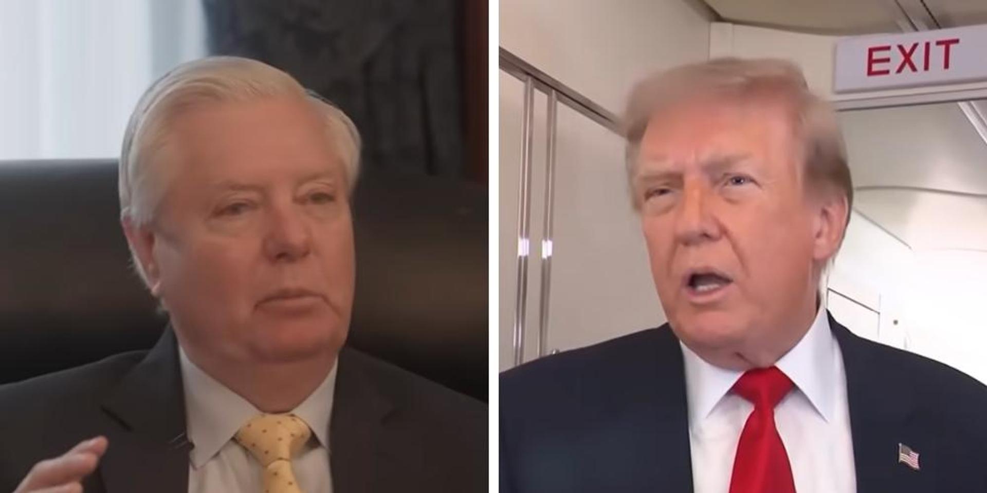 Trump reveals Lindsey Graham's final wishes on Iran were to 'make a deal'