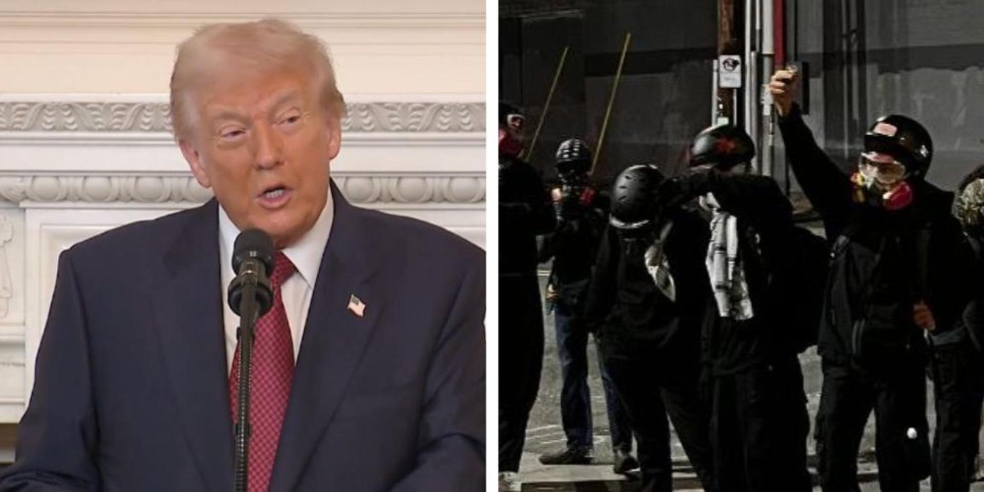 Antifa group blames Trump for targeted shooting of National Guard in DC