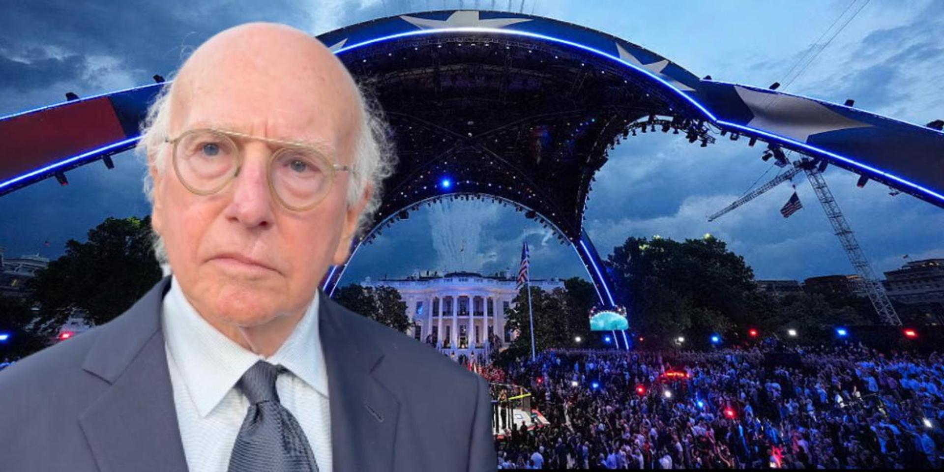 Larry David says he's 'embarrassed to be an American' after UFC White House event as he shills for Obama HBO series