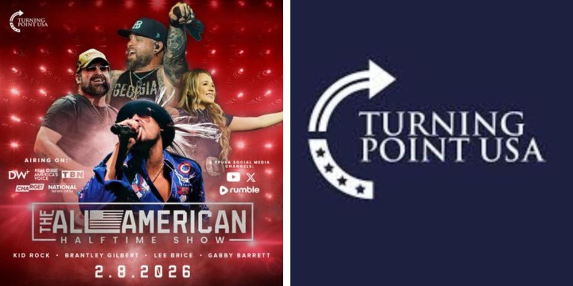 Here's how to watch TPUSA's All-American Halftime Show