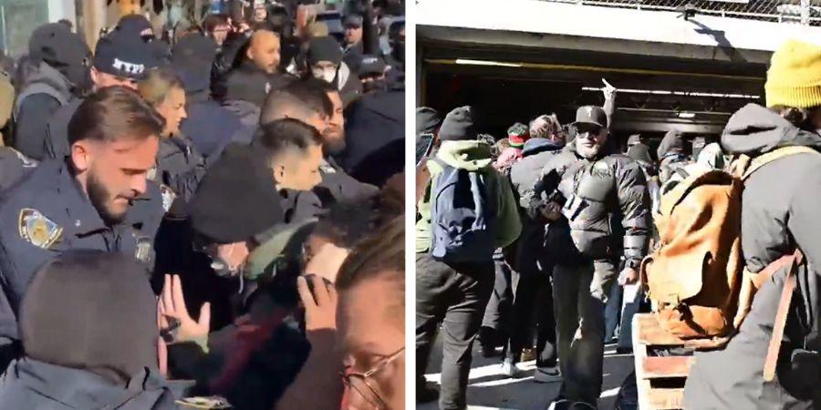 BREAKING: 150 left-wing agitators target ICE agents, violently clash with NYPD, arrests made