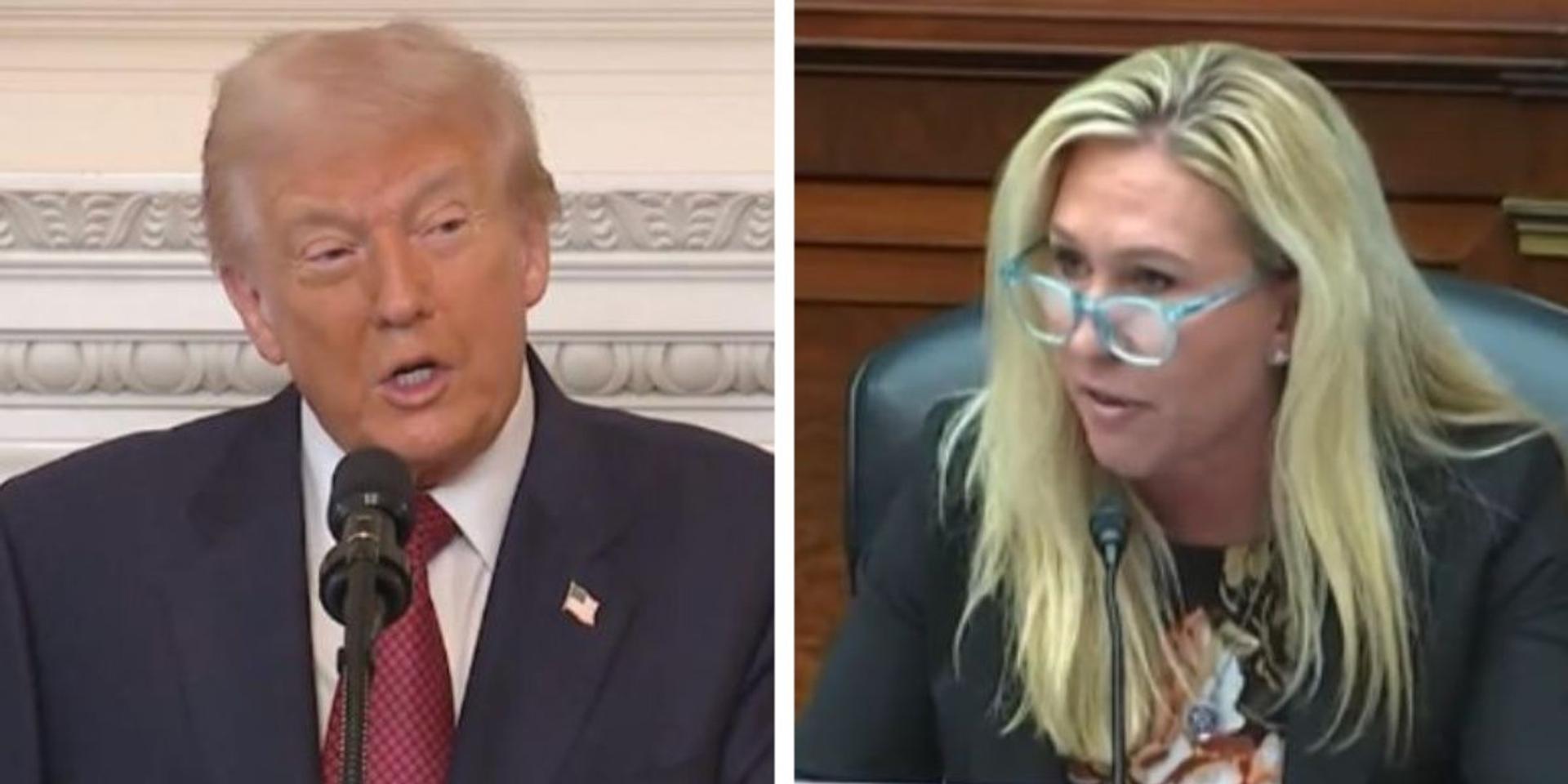 Trump vows to back primary challenger to MTG