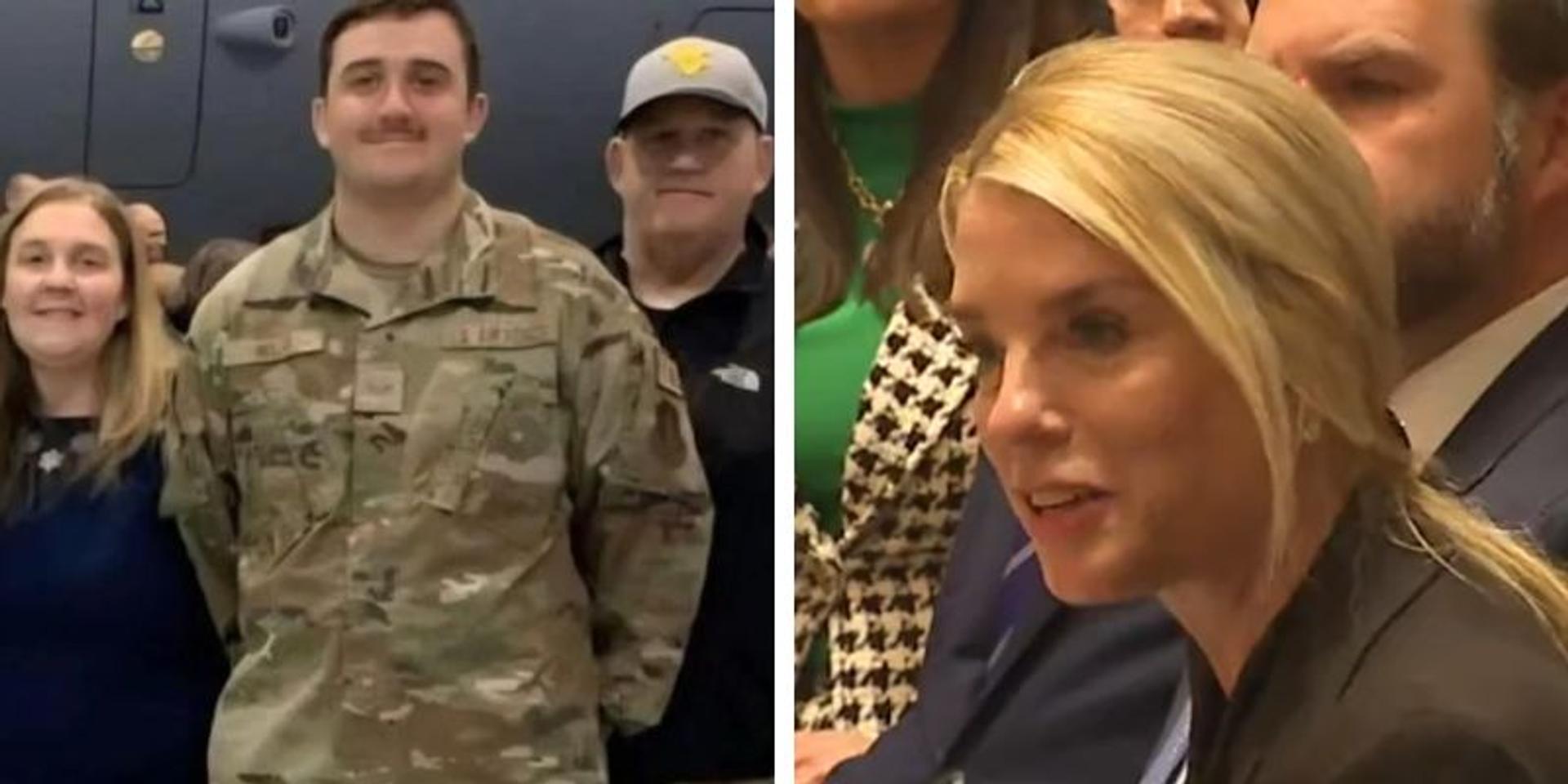 'He's a miracle': Pam Bondi delivers update on Andrew Wolfe's condition on behalf of family