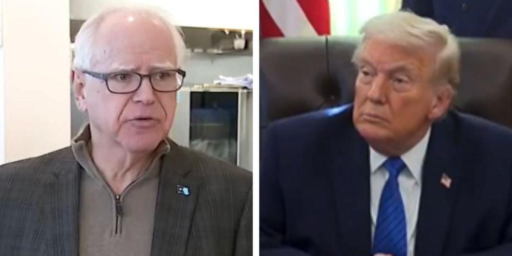 'Does he know what Fort Sumter was?': Trump slams Tim Walz after he suggested Minnesota mayhem is new civil war
