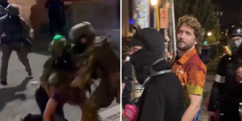 Anti-ICE agitator files suit against DHS after he was arrested for violent protest action