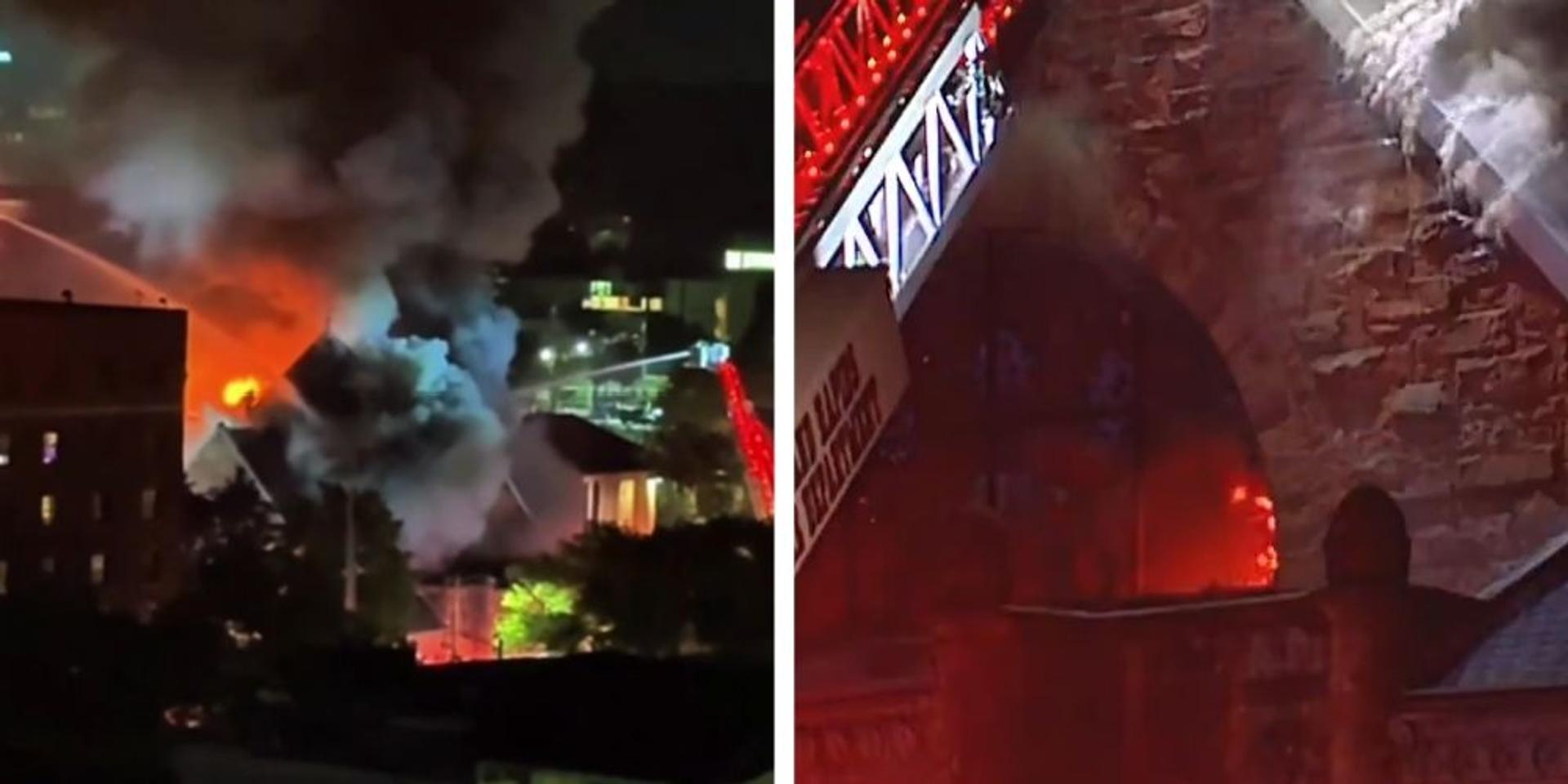 132-year-old Christian church burns down in Grand Rapids, Michigan, investigation underway