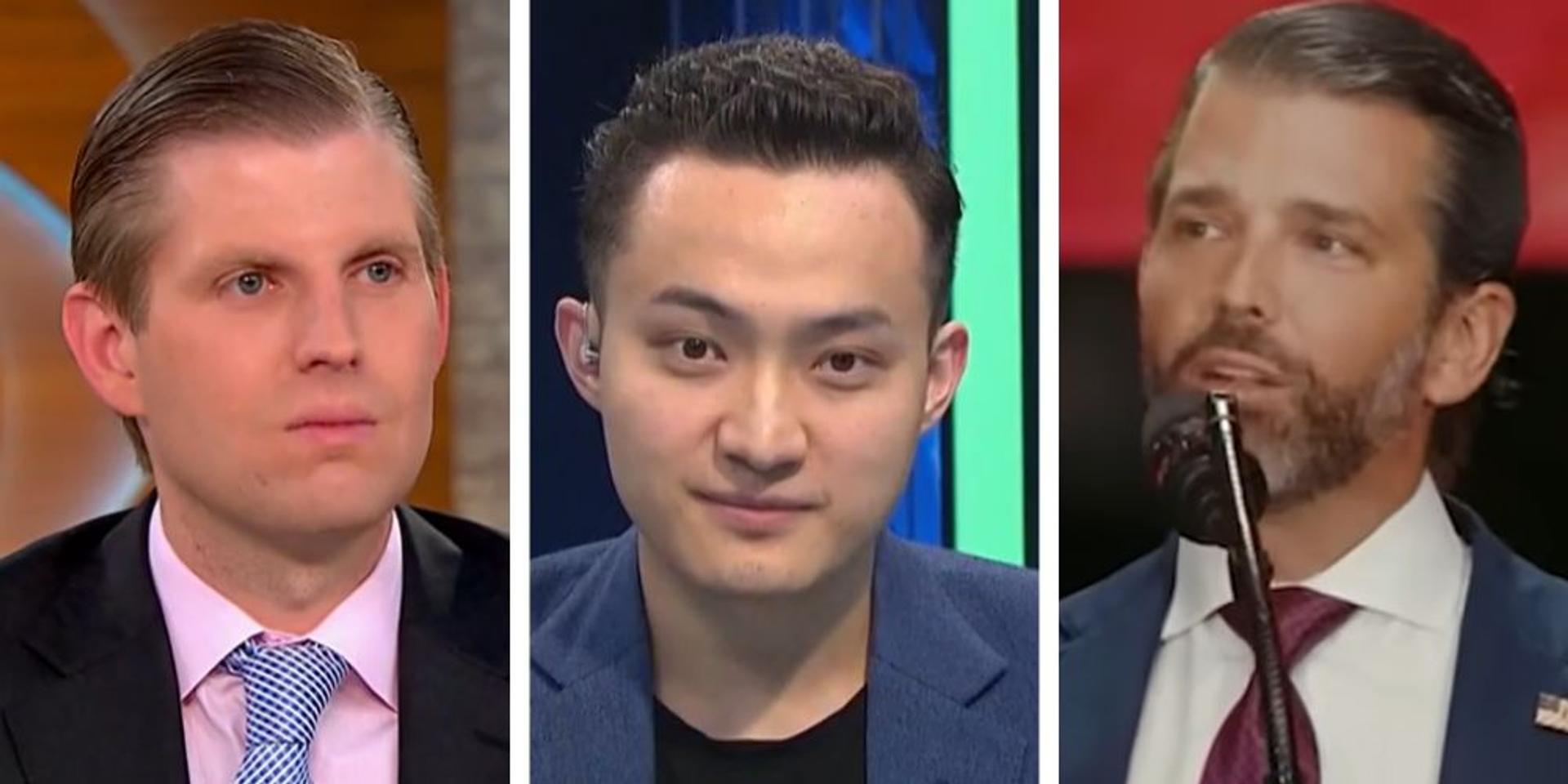 Don Jr, Eric Trump sue SEC-accused fraudster Justin Sun for defamation