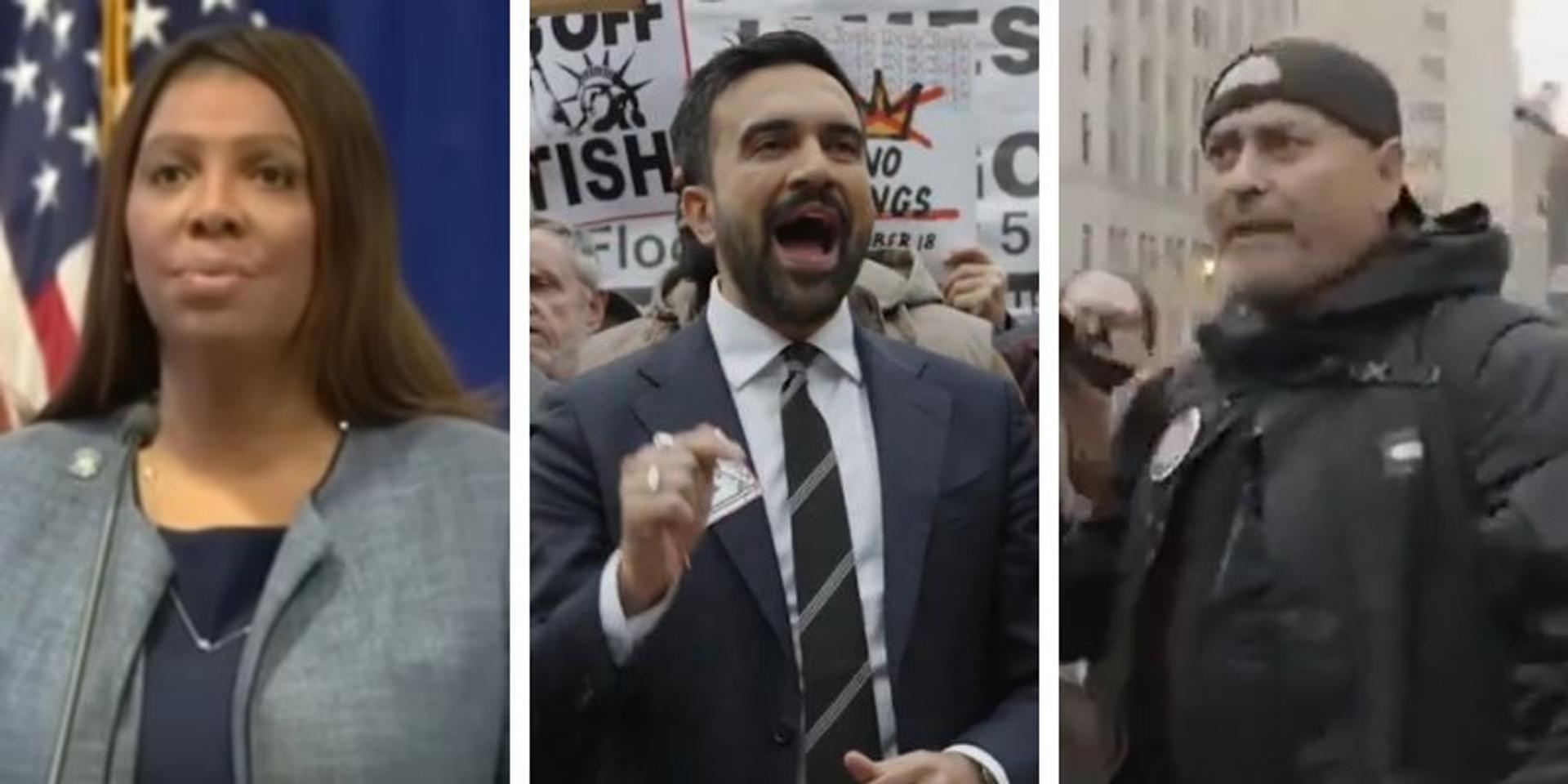 Zohran Mamdani chased out of Foley Square after defending Tish James