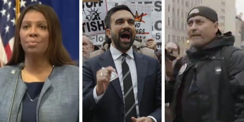 Zohran Mamdani chased out of Foley Square after defending Tish James