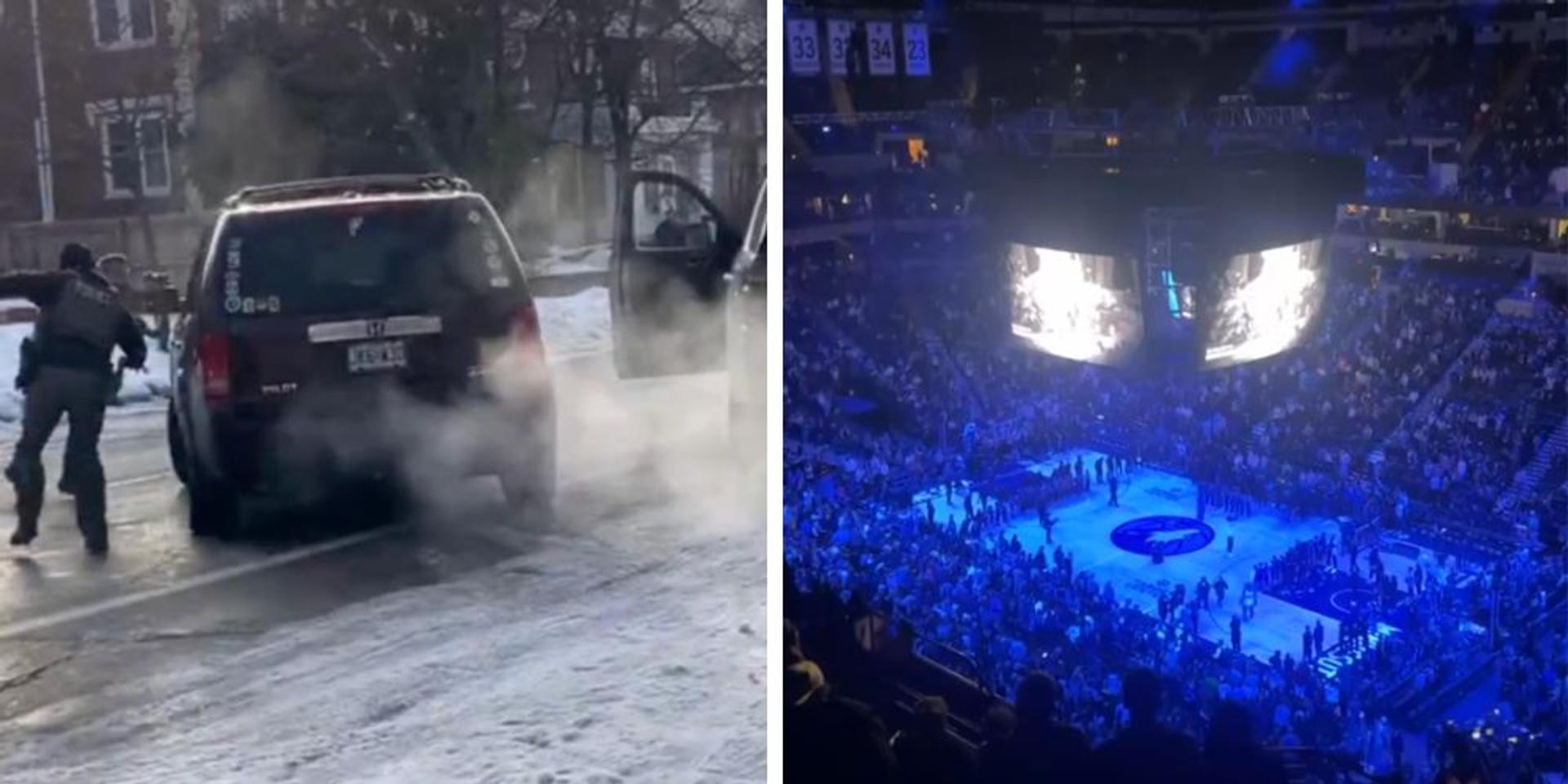 Minnesota Timberwolves hold moment of silence for woman who attacked ICE agent with her car