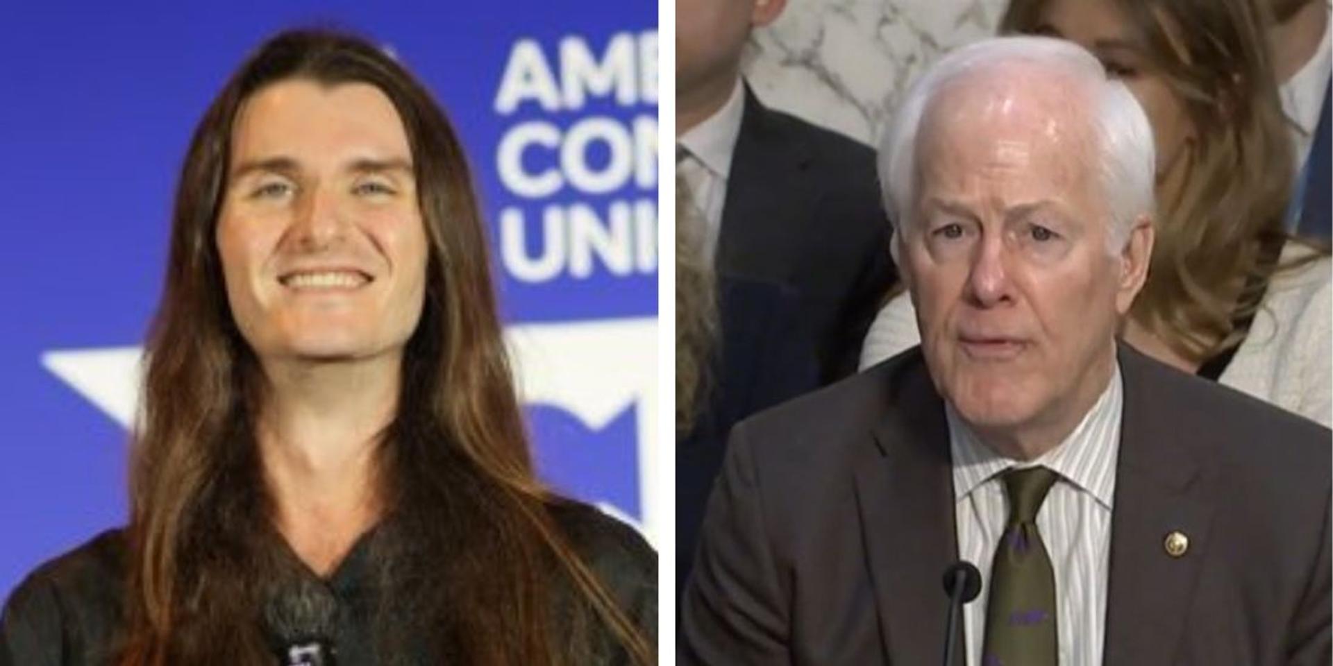 Recently defeated Senator John Cornyn calls Scott Presler a 'grifter' for asking him to pass the SAVE America Act