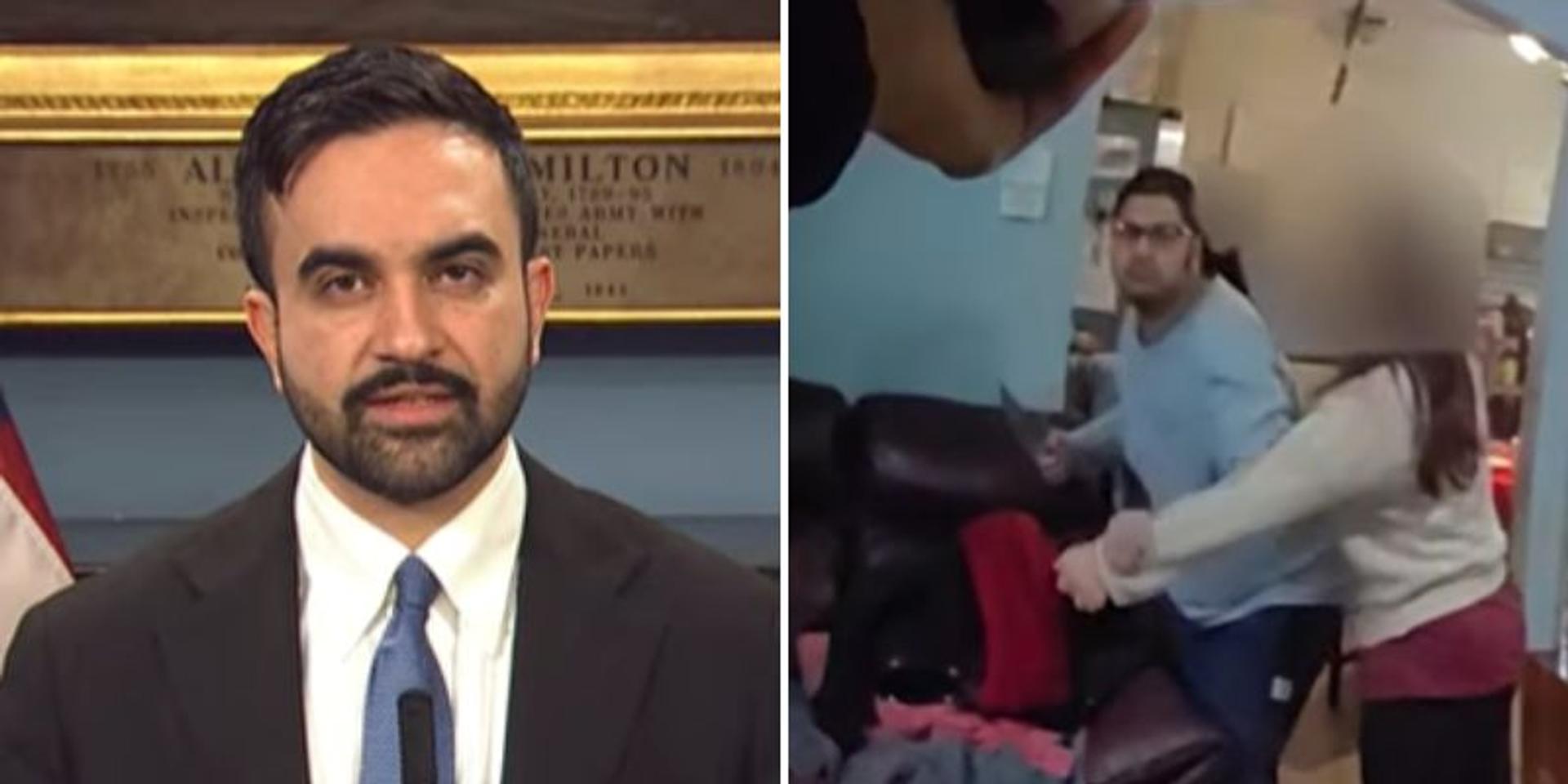 Man who charged NYPD with a knife, got shot, gets hospital visit from Mayor Mamdani