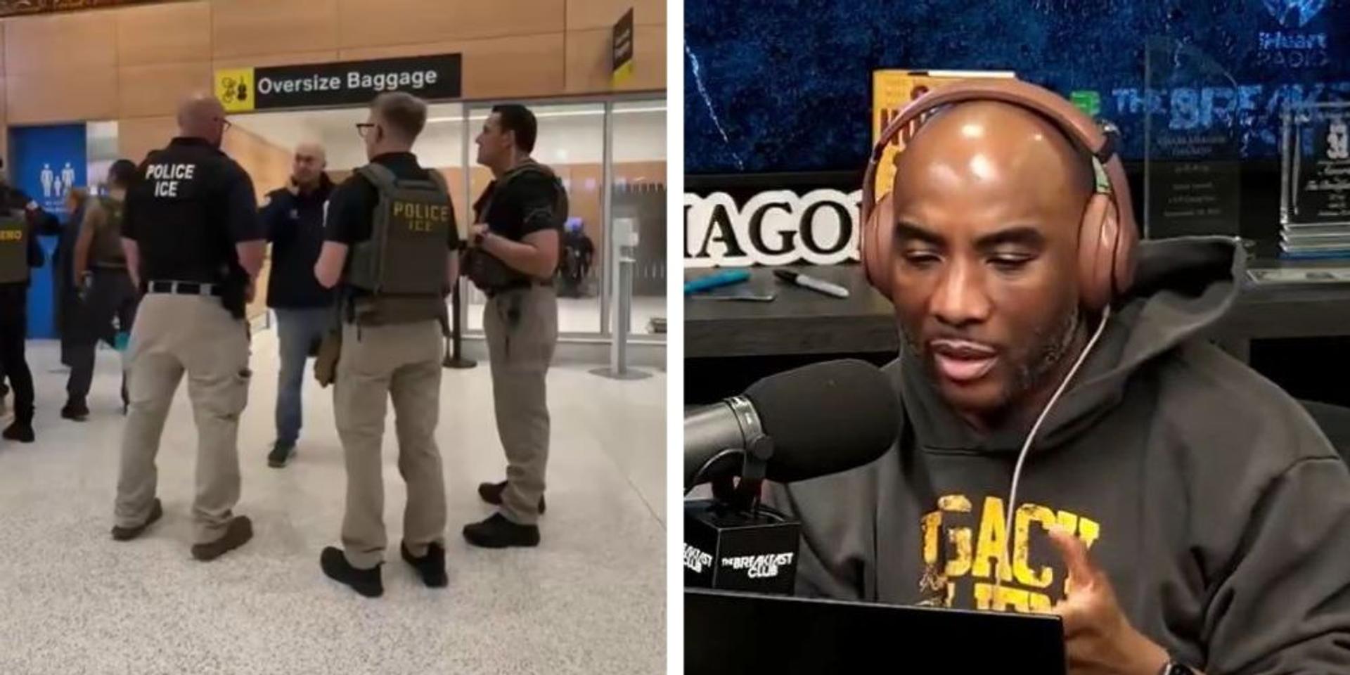 'Breakfast Club' host Charlamagne shocked to find ICE agents at airports are NICE like 'Chick-fil-A' workers