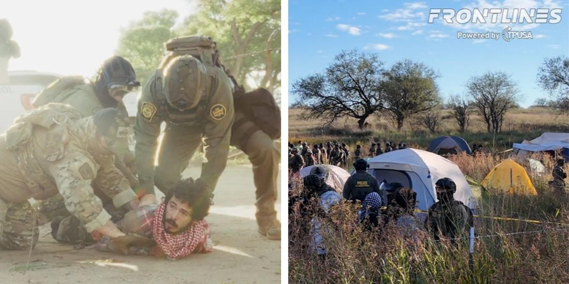 Frontlines TPUSA: Border Patrol shuts down 'autonomous zone' along Arizona border wall, makes mass arrests