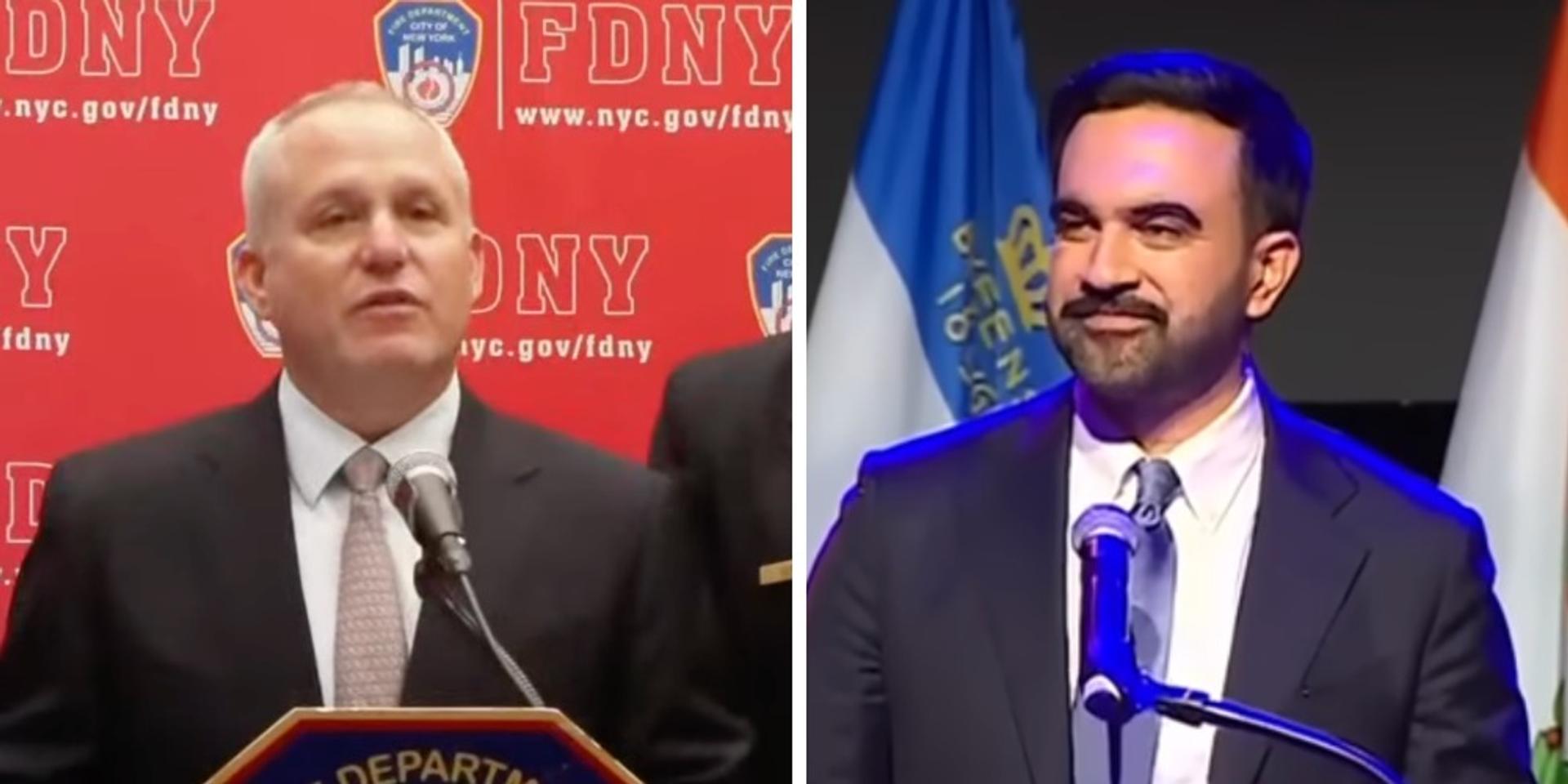 Jewish NYC fire commissioner RESIGNS one day after Mamdani mayoral win
