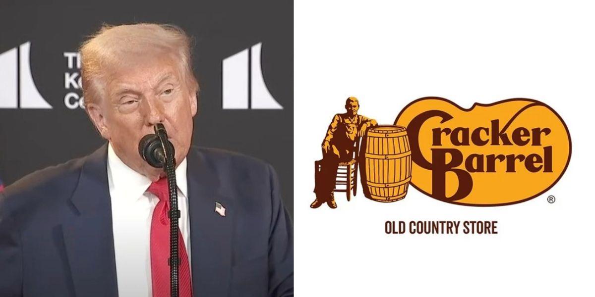 JUST IN: Trump calls on Cracker Barrel to return to the old logo