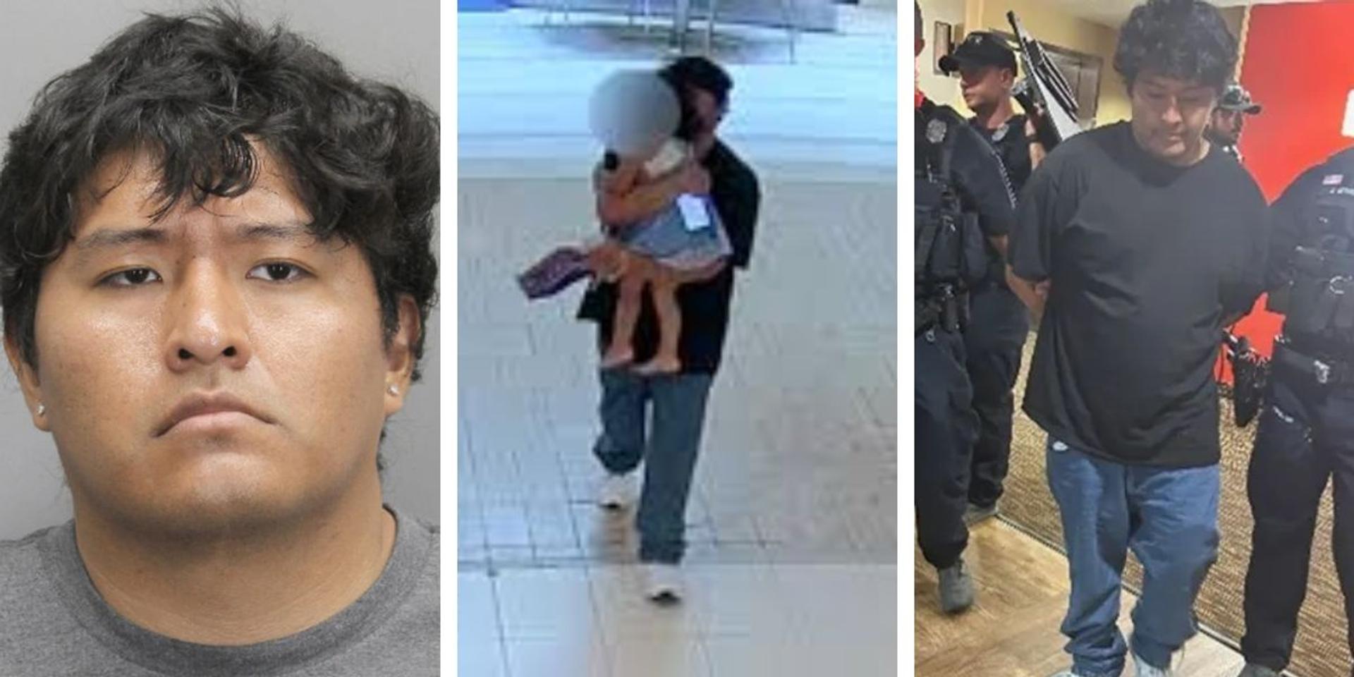 Toddler-snatching schizophrenic man had 43 prior charges in Virginia, was released without bail days prior, left mall in stolen car