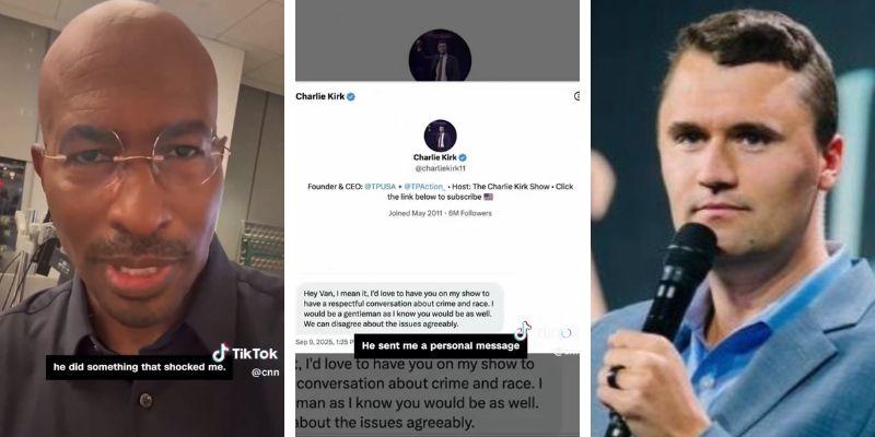 CNN's Van Jones reveals Charlie Kirk reached out day before his assassination for respectful conversation
