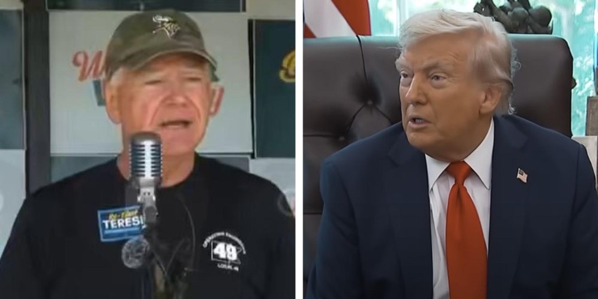 BREAKING: Trump doubles down on calling Tim Walz retarded: 'There's something wrong with him'