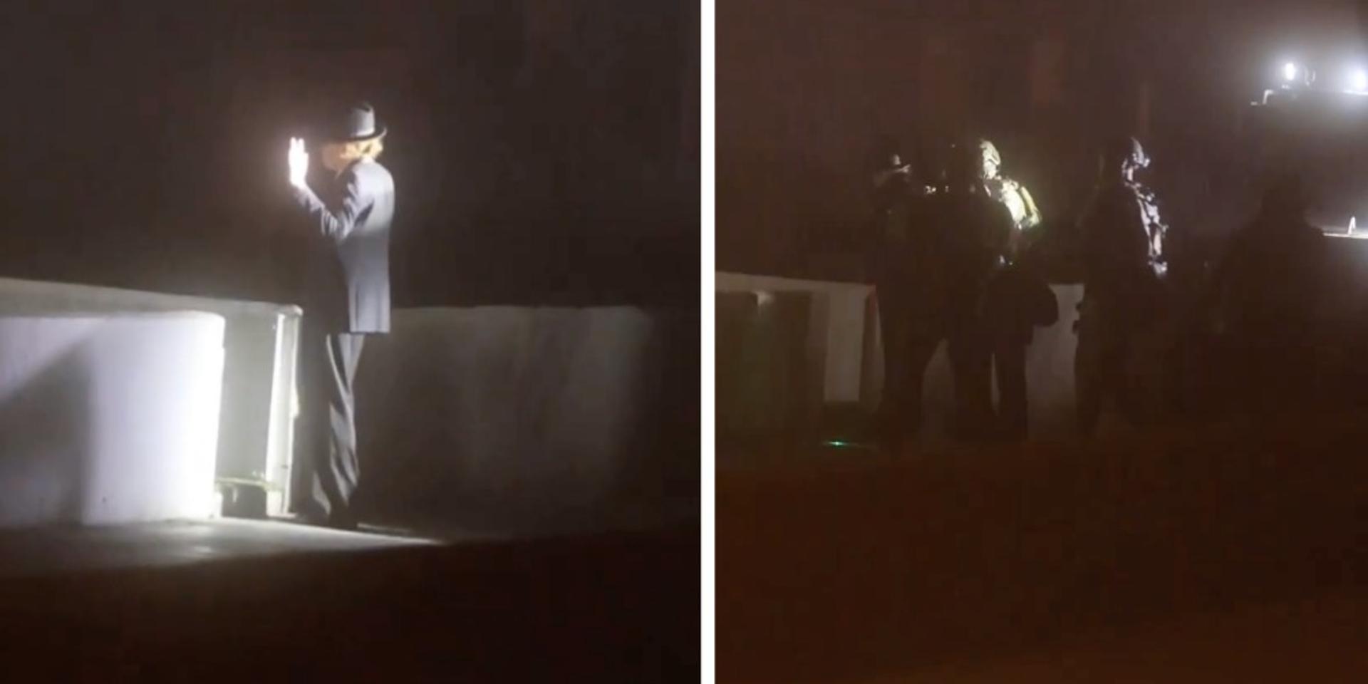 Trans 'woman' dressed as Blues Brother arrested after 7-hour stand off for murder of real estate tycoon in California