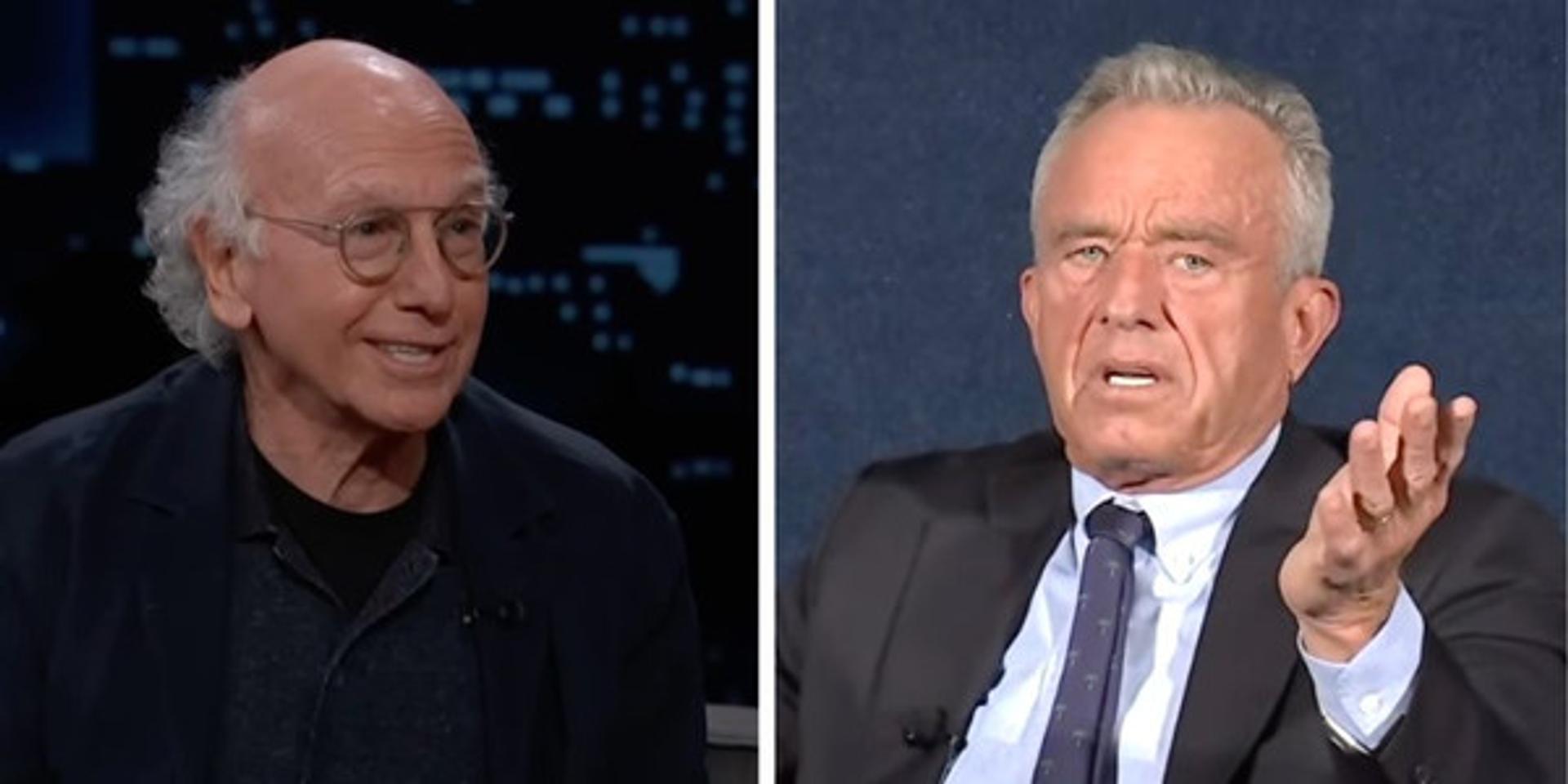 Larry David tells RFK Jr to 'drop dead' in Obama-produced HBO sketch comedy show