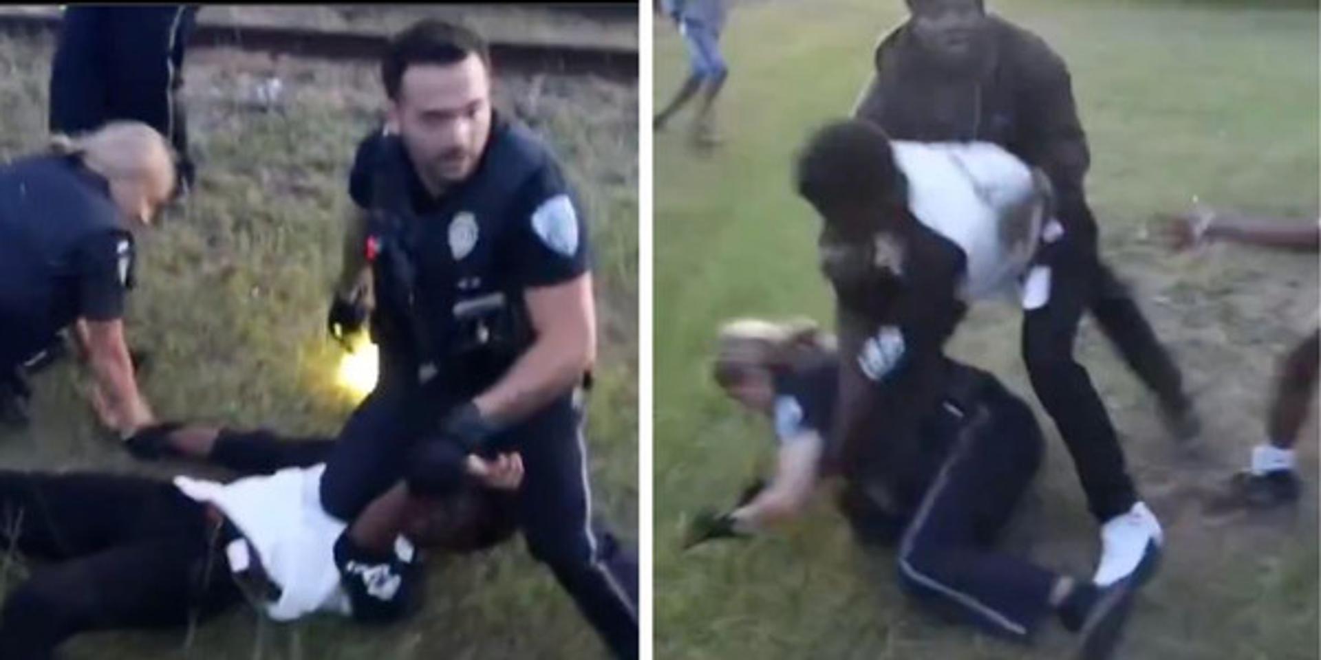 Female officer pummeled by mob at North Charleston 'teen takeover' block party
