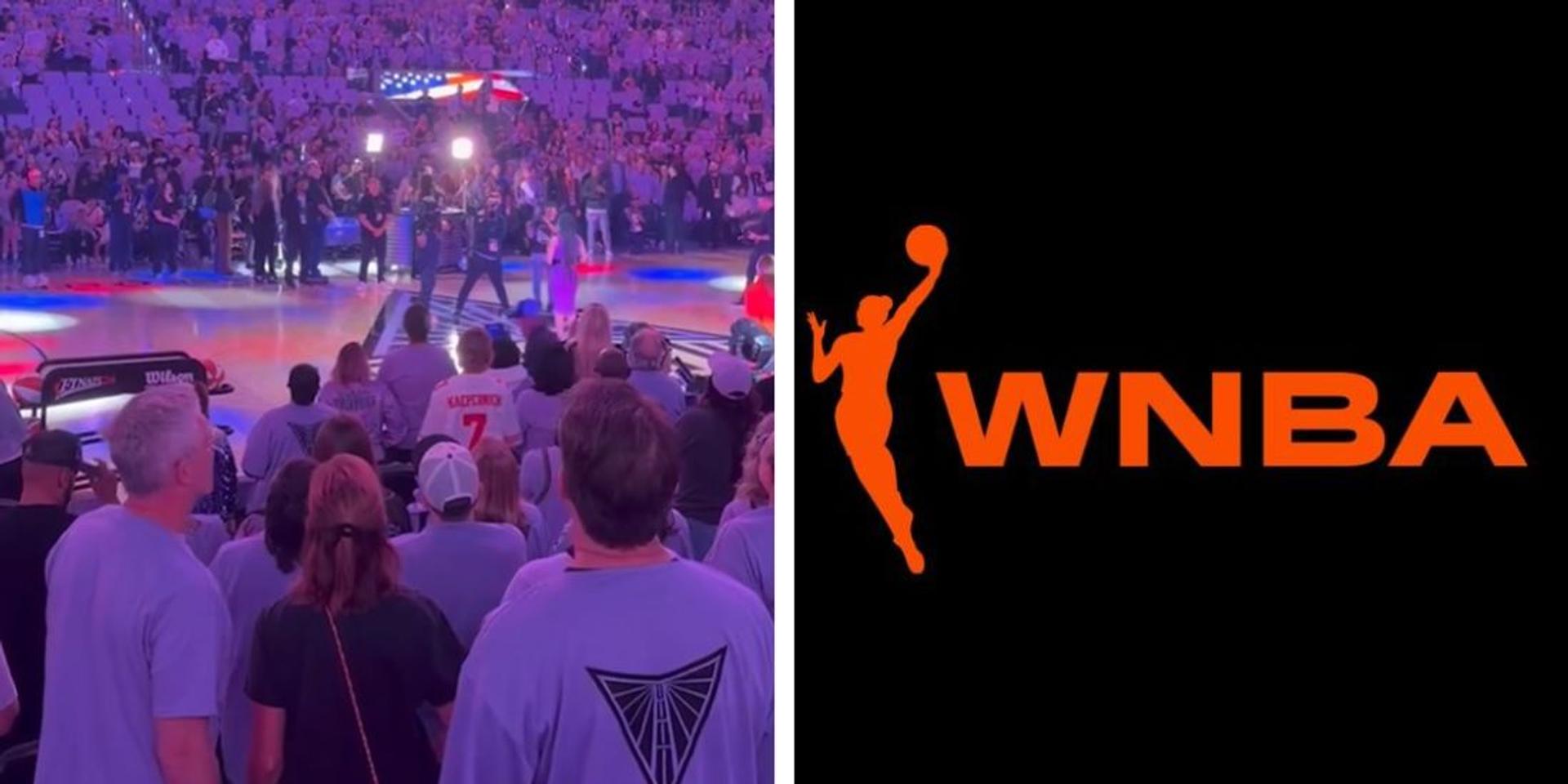WNBA teams SKIP national anthem during playoffs despite league rules