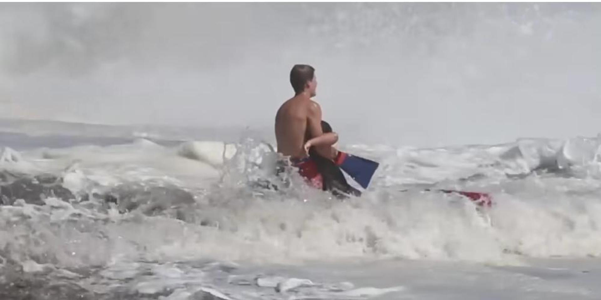 Hero teen lifeguard recounts dramatic rescue of boy swept away by fierce ocean waves