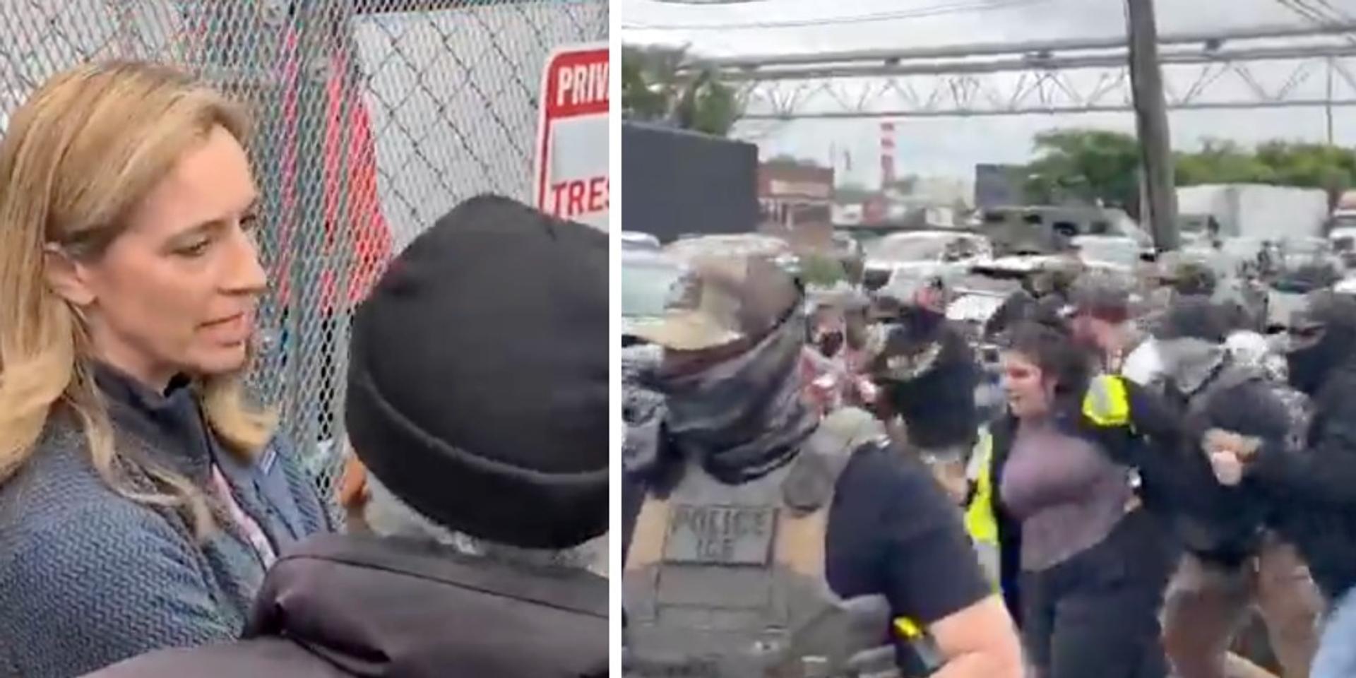 DHS slams NJ Gov Mikie Sherrill for attending anti-ICE protests at Delaney Hall as 'political stunt'