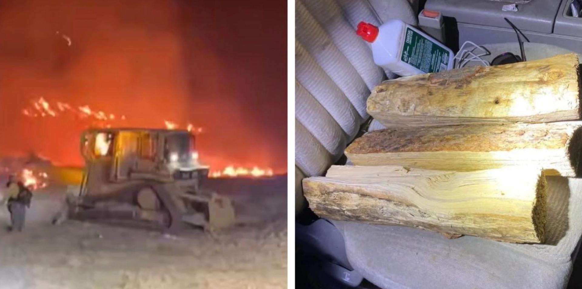 Arsonist arrested for setting fires near wildfires raging in Nevada: police