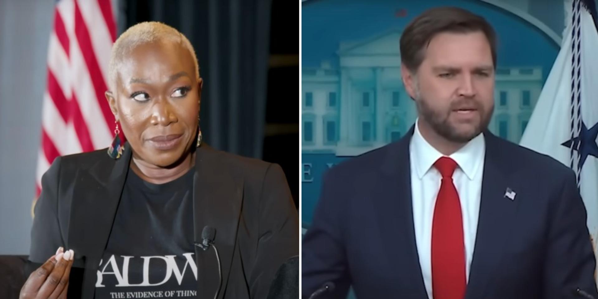 JD Vance says Joy Reid would 'be a much happier person' if she 'showed a little gratitude'