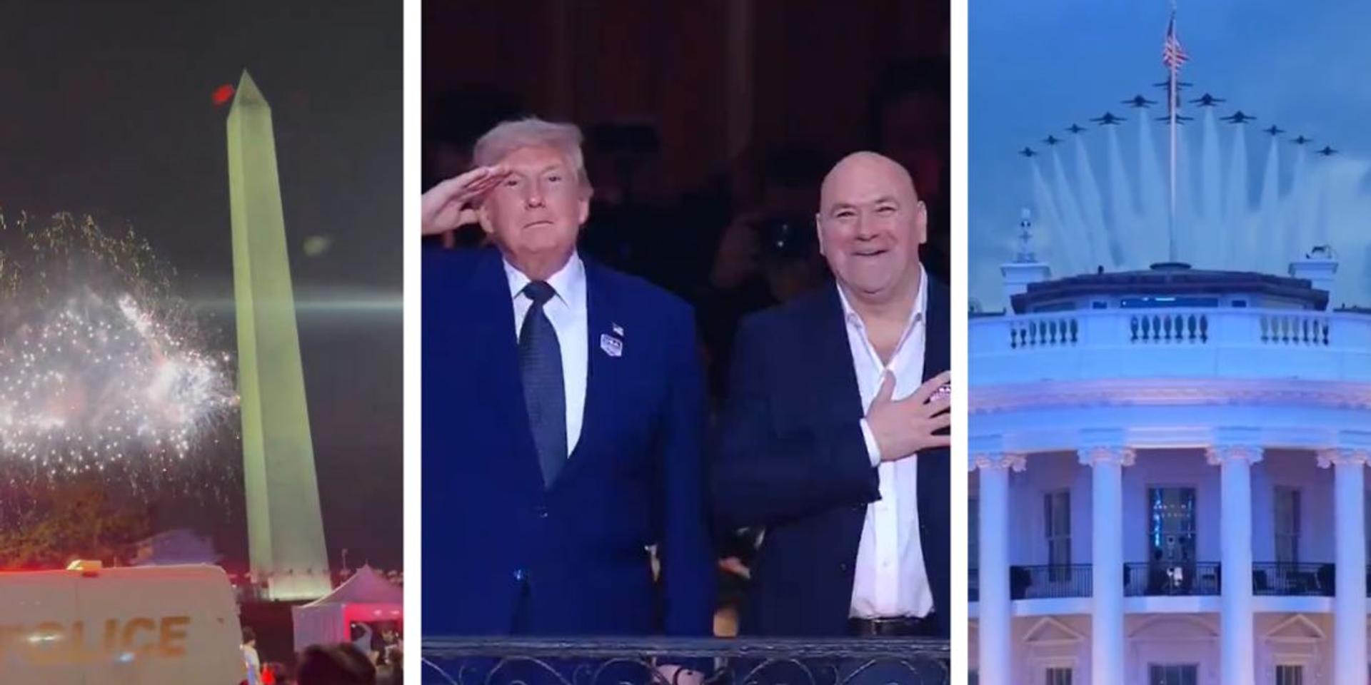 Trump WH celebrates America 250 with historic UFC event, Blue Angels and Thunderbirds flyover