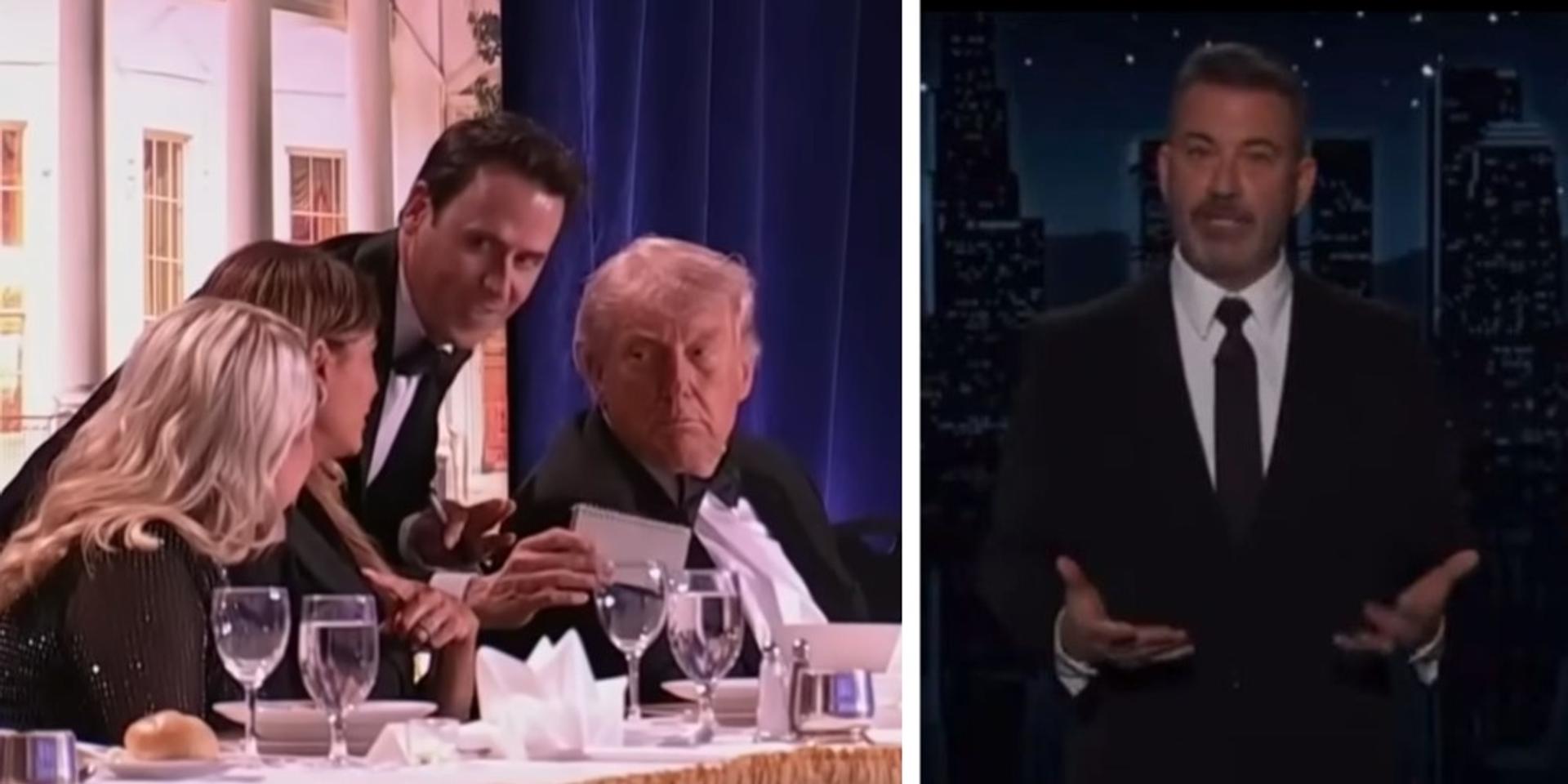 Mentalist Oz Pearlman who stood on stage with Trump moment shots fired at WHCD pulls out of Jimmy Kimmel show after 'expectant widow' comment