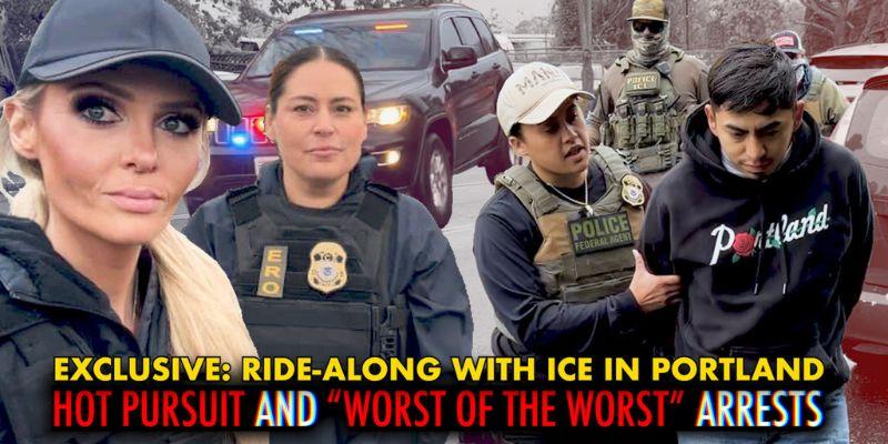 EXCLUSIVE: The Post Millennial's Katie Daviscourt goes on a ride along with ICE in Portland, Oregon
