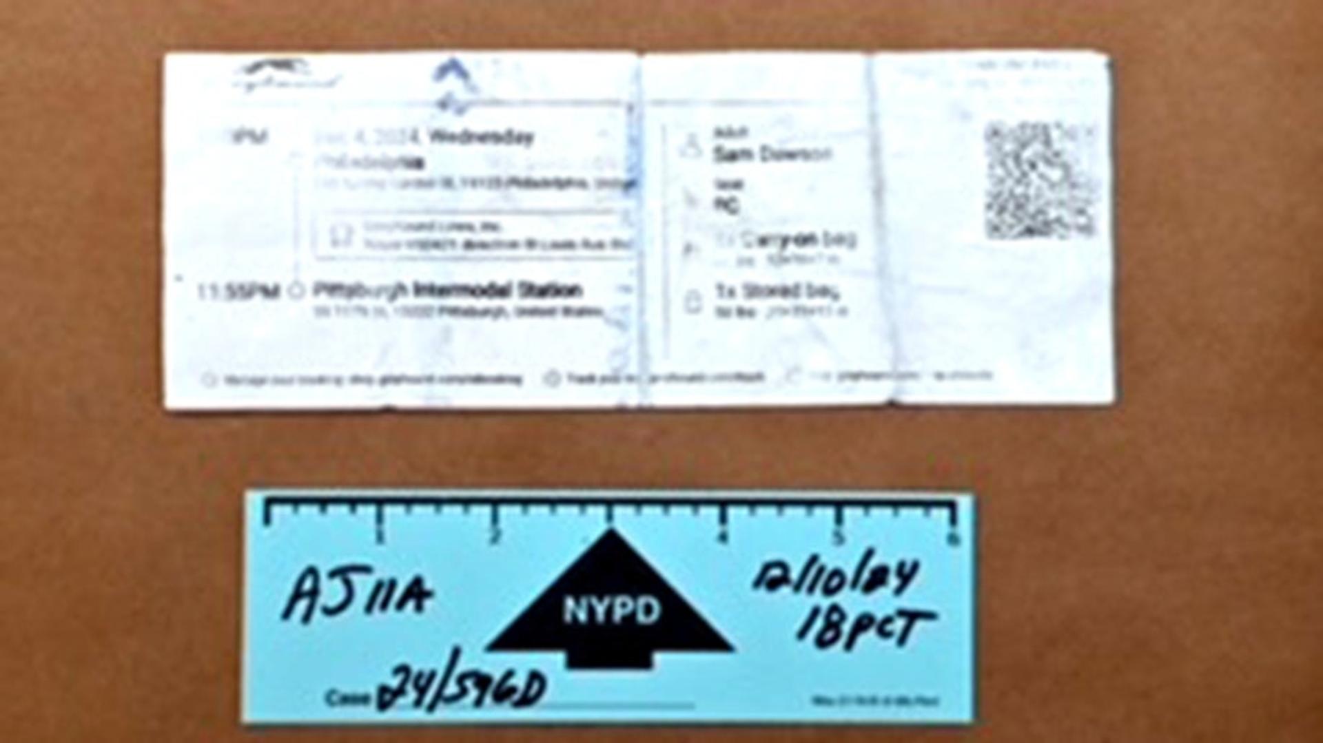 a bush ticket to Pittsburgh, Pennsylvania