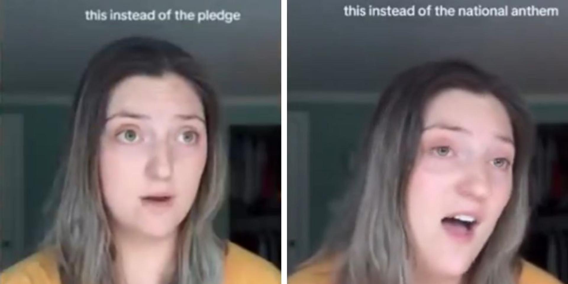 EXCLUSIVE: WA school district REINSTATES teacher who replaced words of National Anthem with 'f*ck ICE, f*ck Trump, free Palestine'