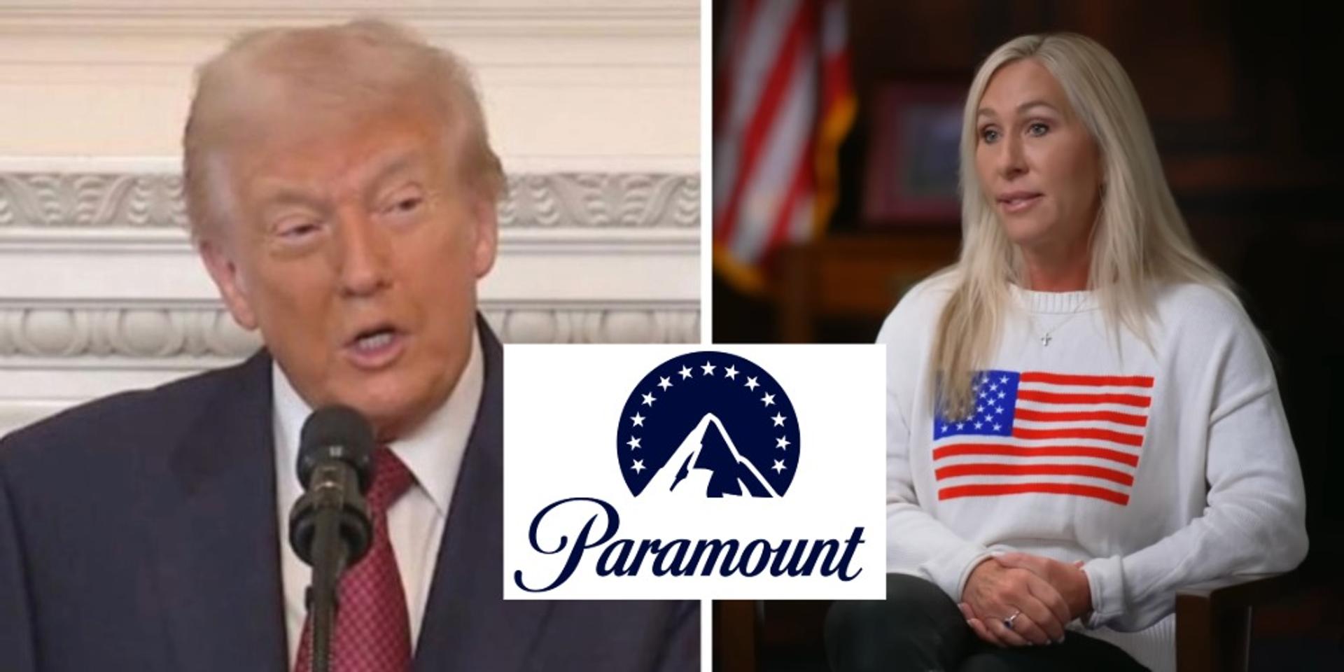 Trump slams Paramount, 'Marjorie Traitor Brown' over 60 Mins interview as company makes takeover bid for Warner Bros