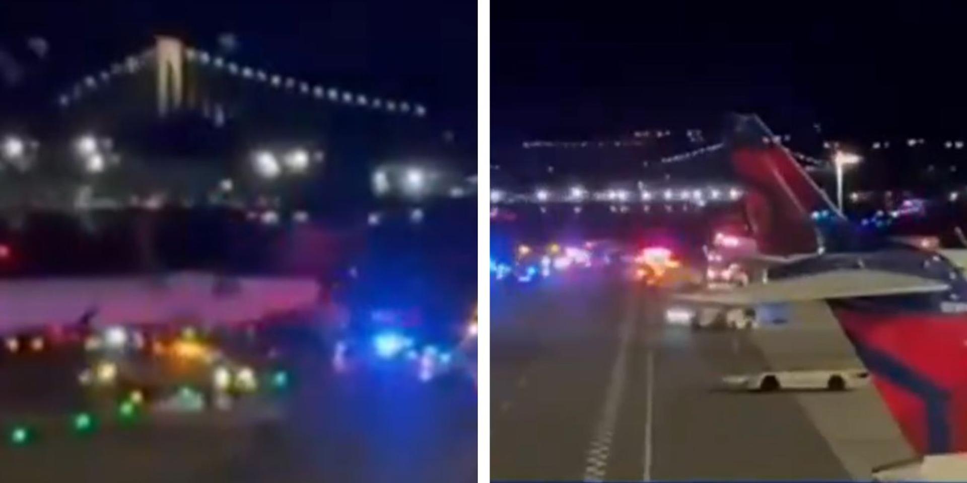 Two planes collide on LaGuardia tarmac as gov shutdown strains air traffic controllers